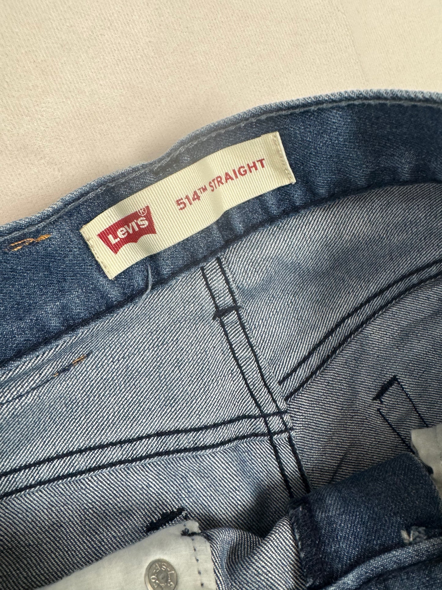 Vintage Levi's 514 Straight Dark Wash Denim Pants Jeans(26 x 28)