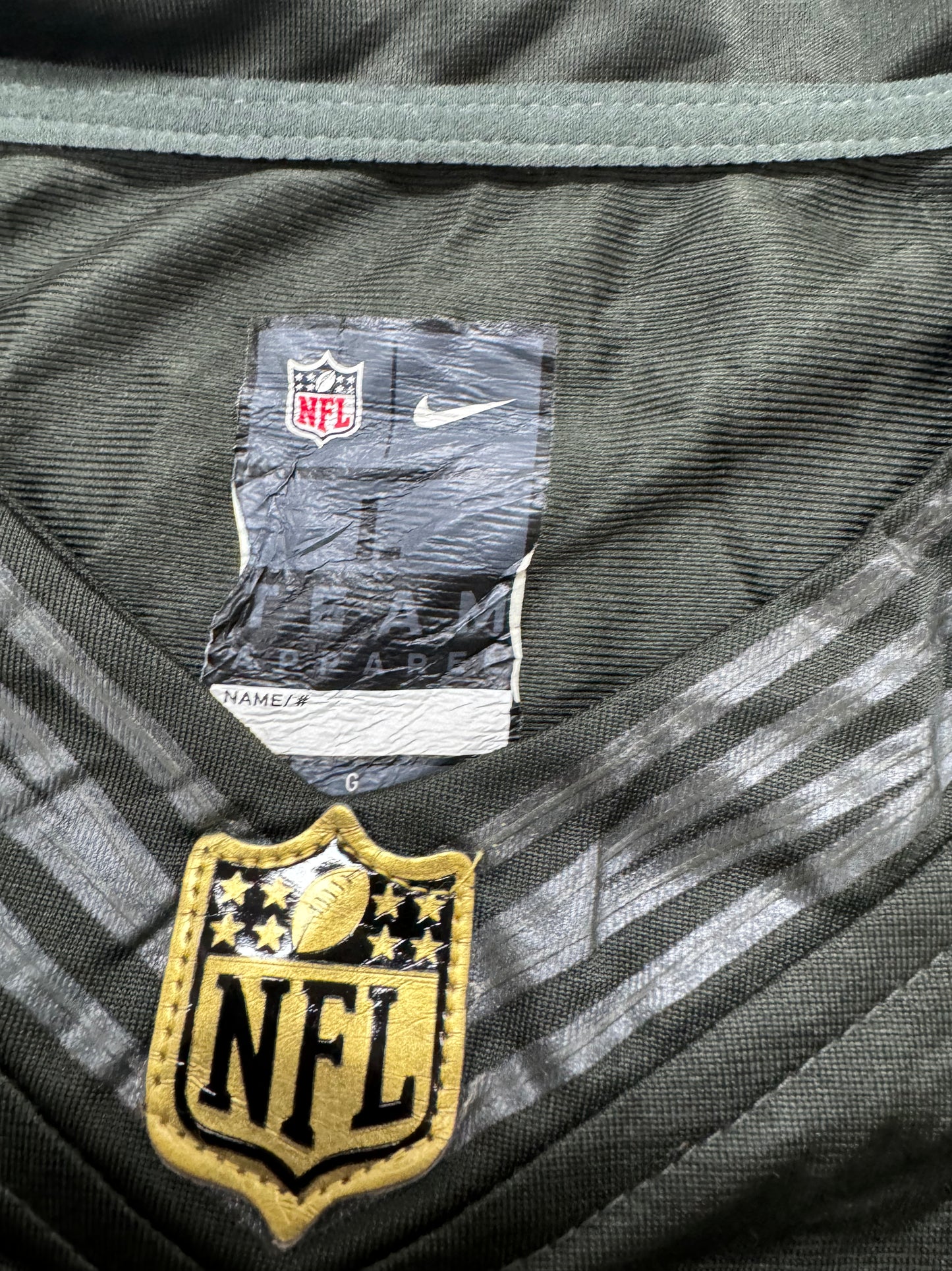 Vintage Dallas Cowboys NFL Dak Prescott Black Army Football Jersey(Large)