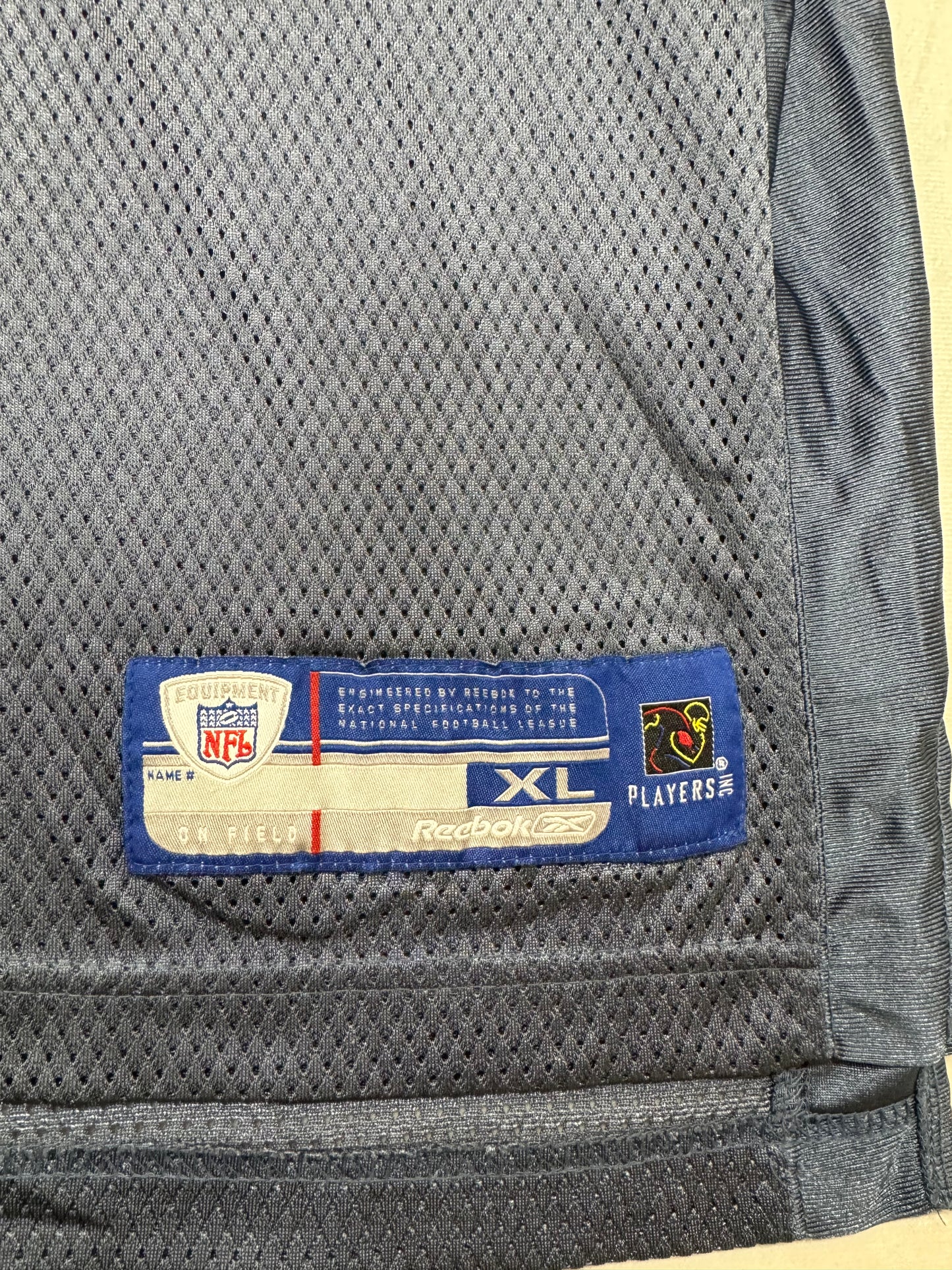 Vintage Seattle Seahawks NFL Julian Peterson Blue Football Jersey(XL)