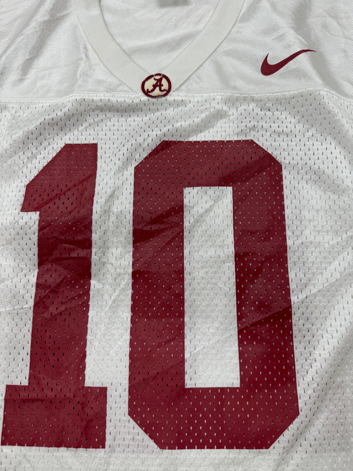 Vintage Alabama Crimson Tide NCAA College Football White Jersey(Medium)