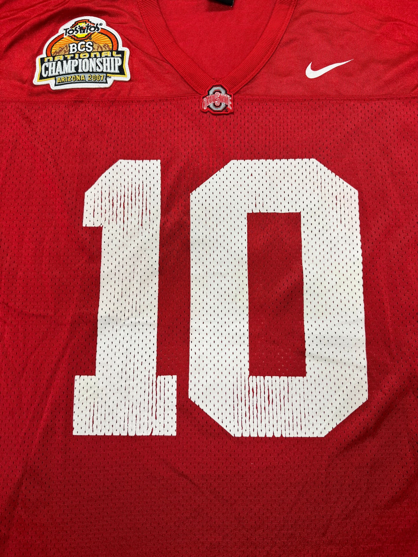 Vintage Ohio State Buckeyes NCAA College Football Red Jersey(Large)
