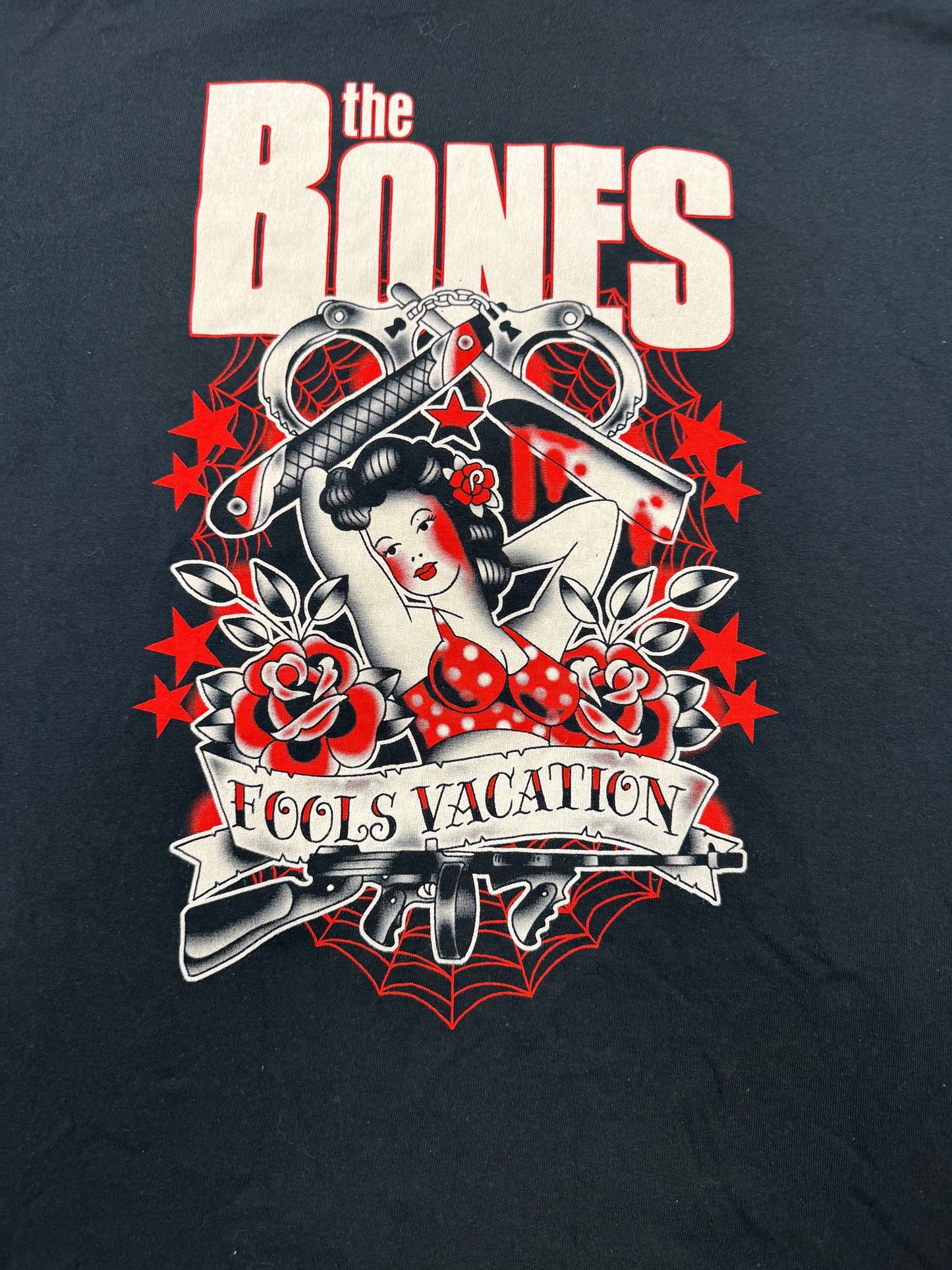 Vintage The Bones Rock Band Tee(XL)