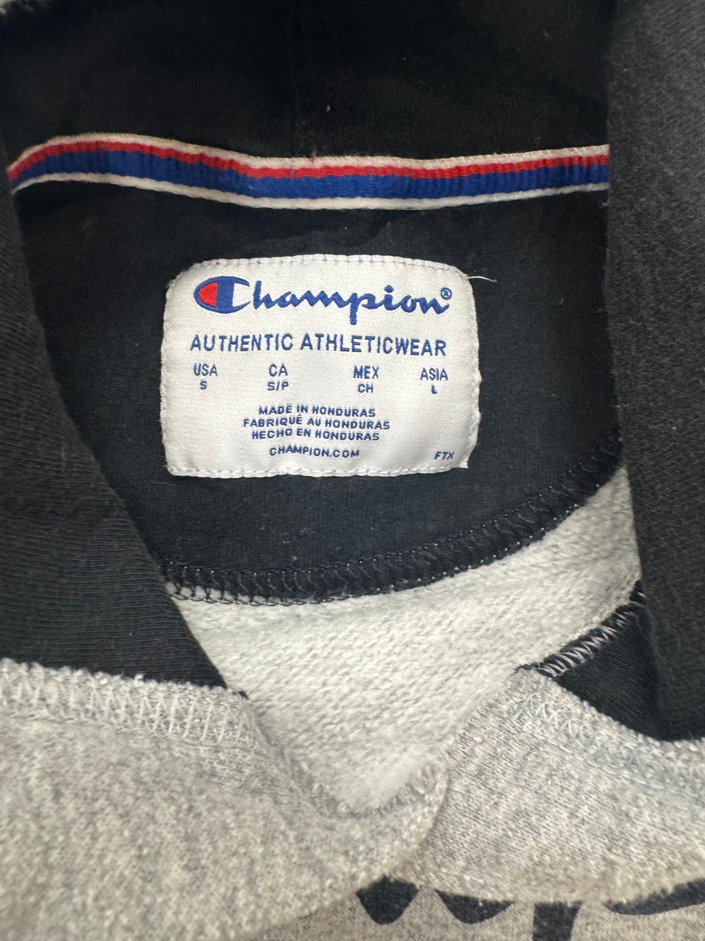 Vintage Champion Athletic Hooded Sweatshirt(Small)