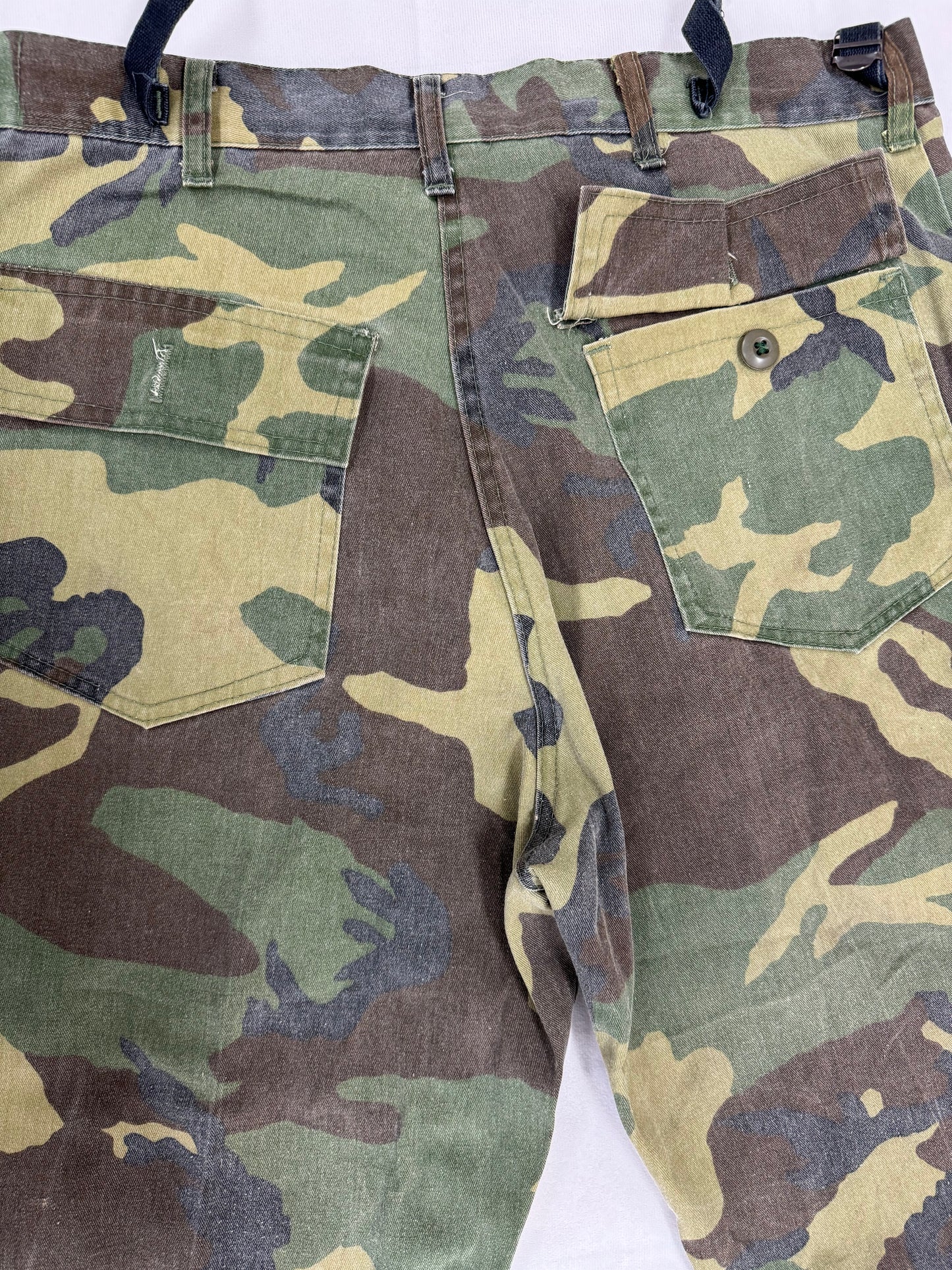 Vintage Camo Cargo Pants Adjustable Relaxed Fit(34 x 31)