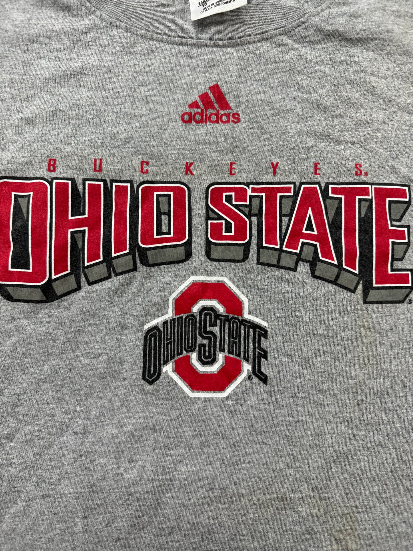 Vintage Ohio State Buckeyes NCAA College Football Logo Tee Shirt(XL)