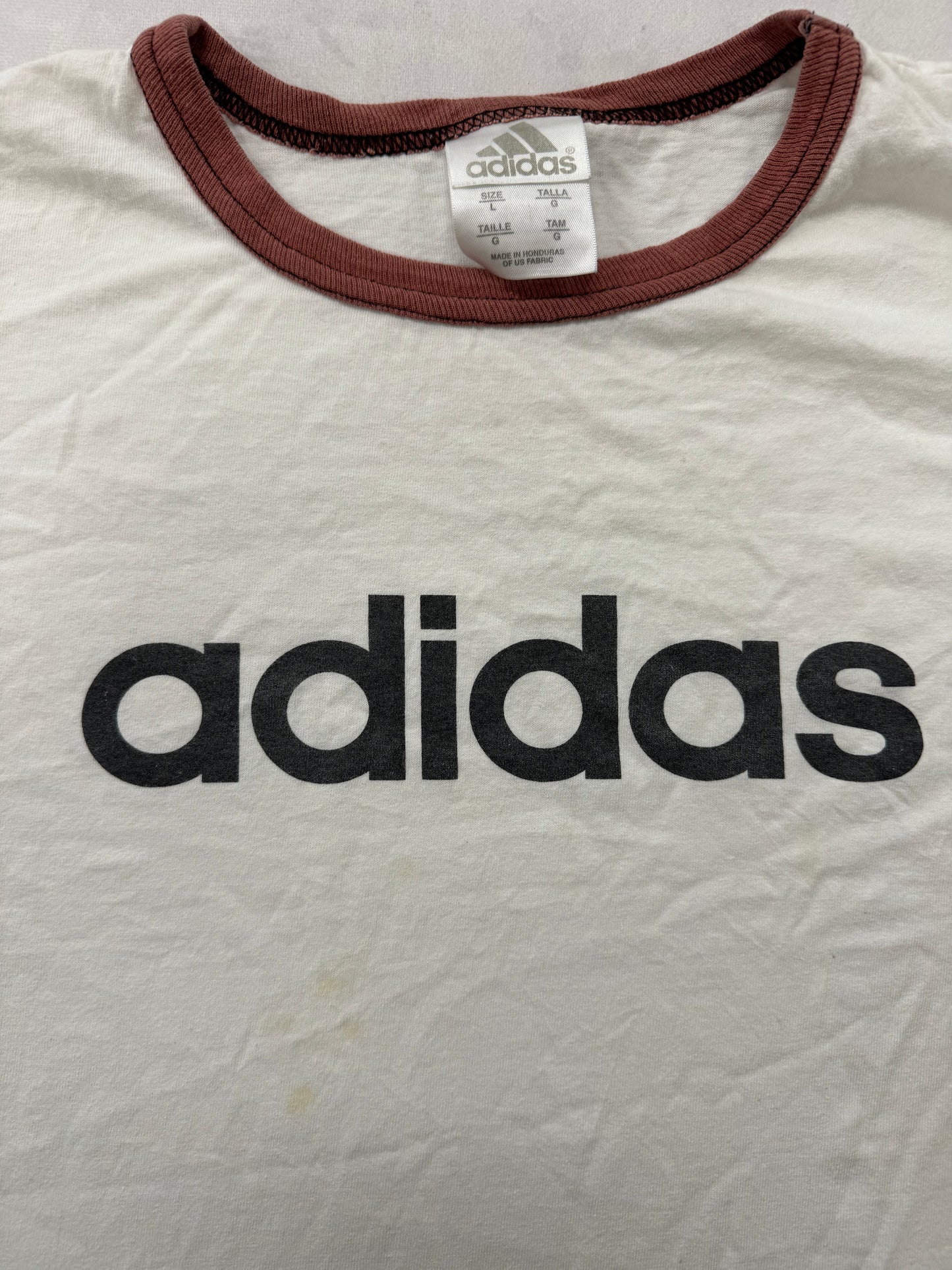 Vintage Adidas Sportswear Logo Tee Shirt(Large)