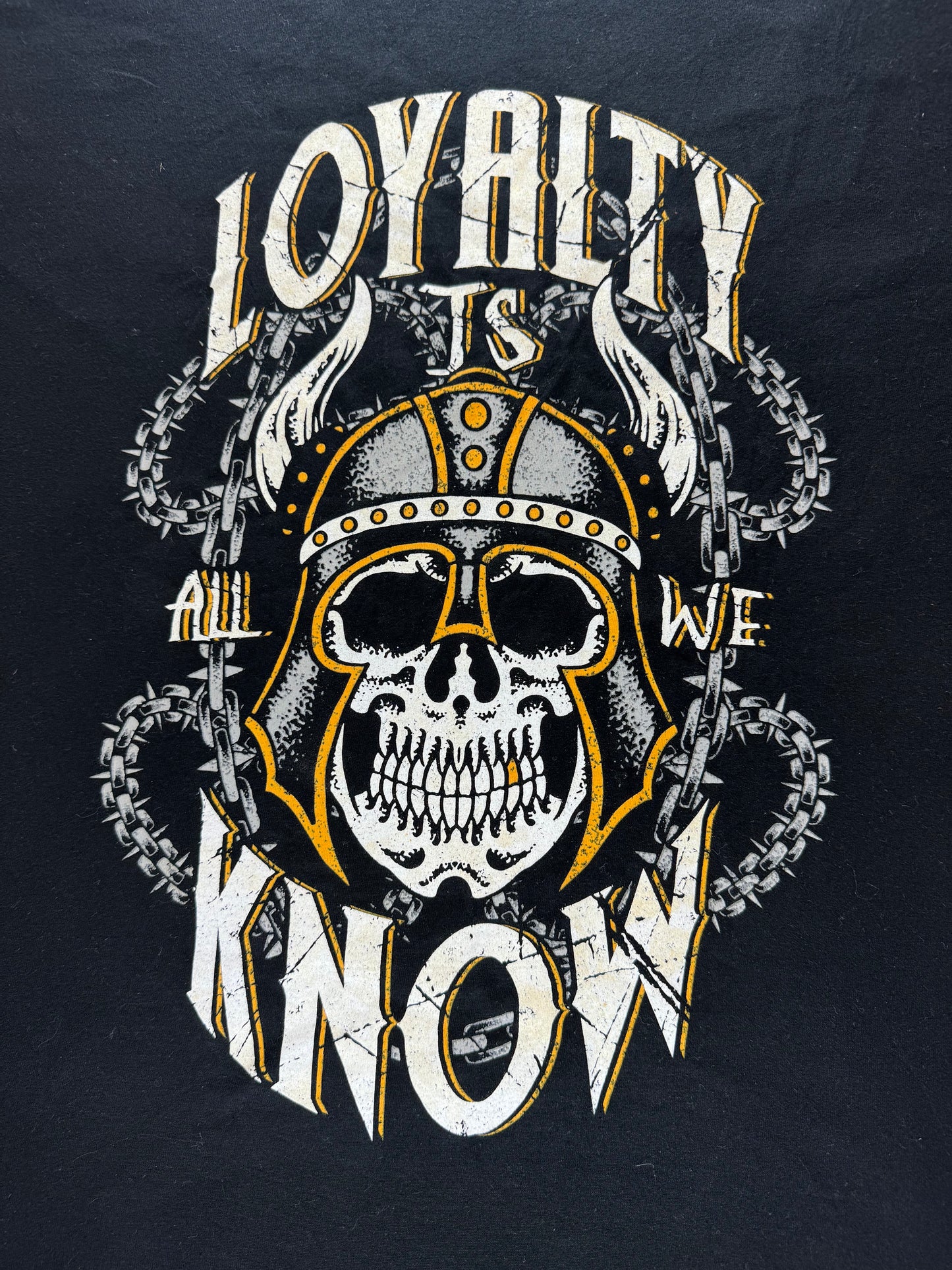 Vintage Loyalty is all we Know Rock Band Tee(XXL)