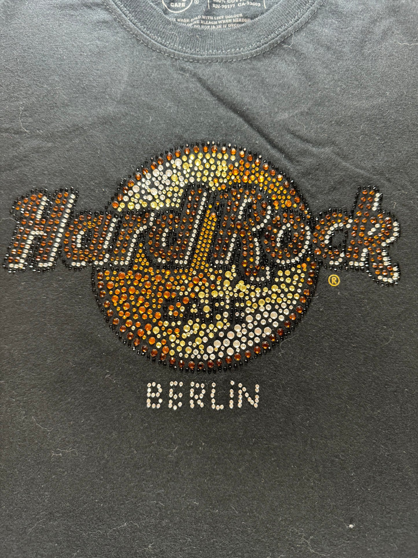 Vintage Hard Rock Cafe Berlin Logo Tee(Women's XS)