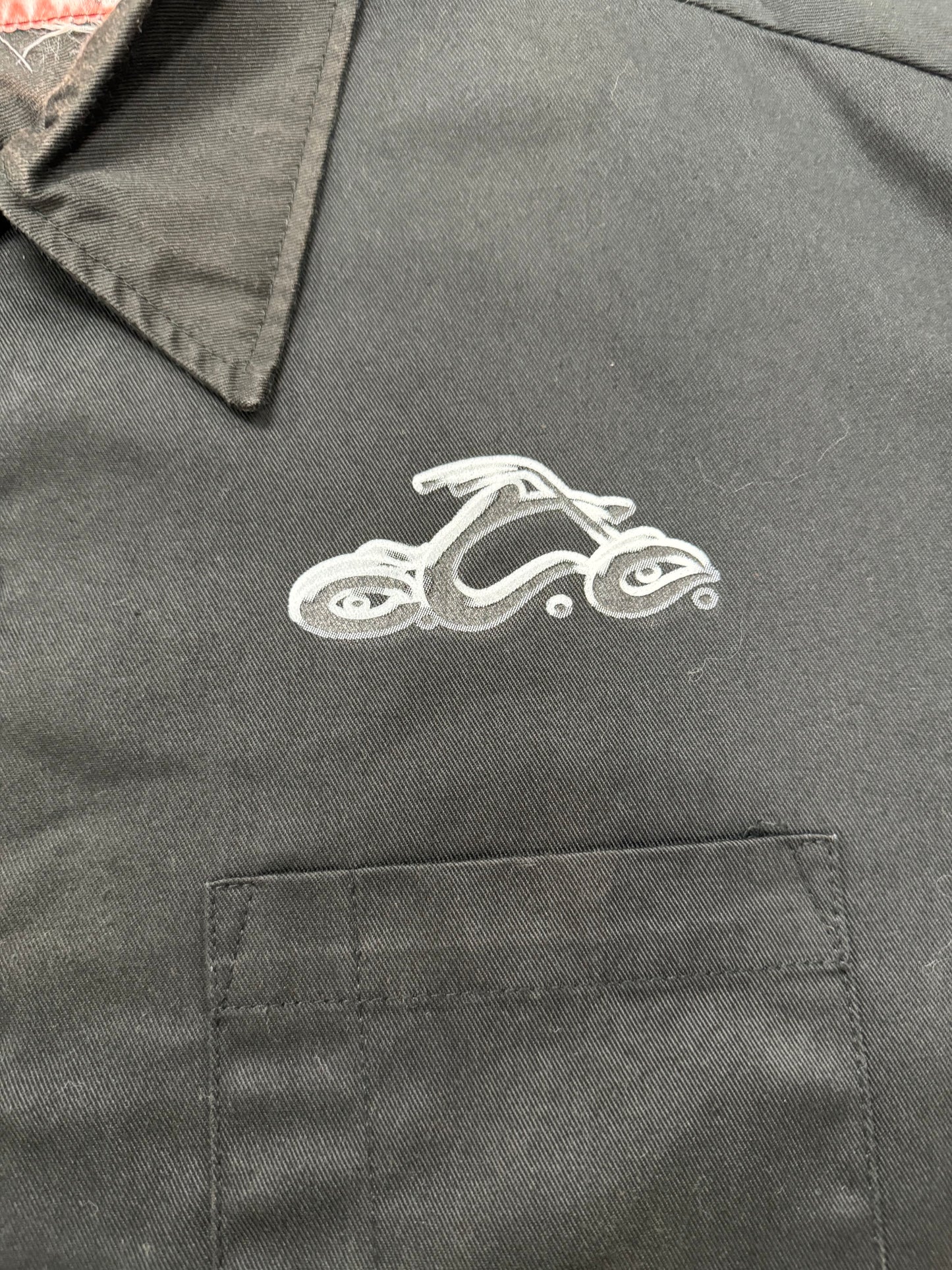 Vintage Orange County Choppers New York Biker Button Up Work Shirt(XL)