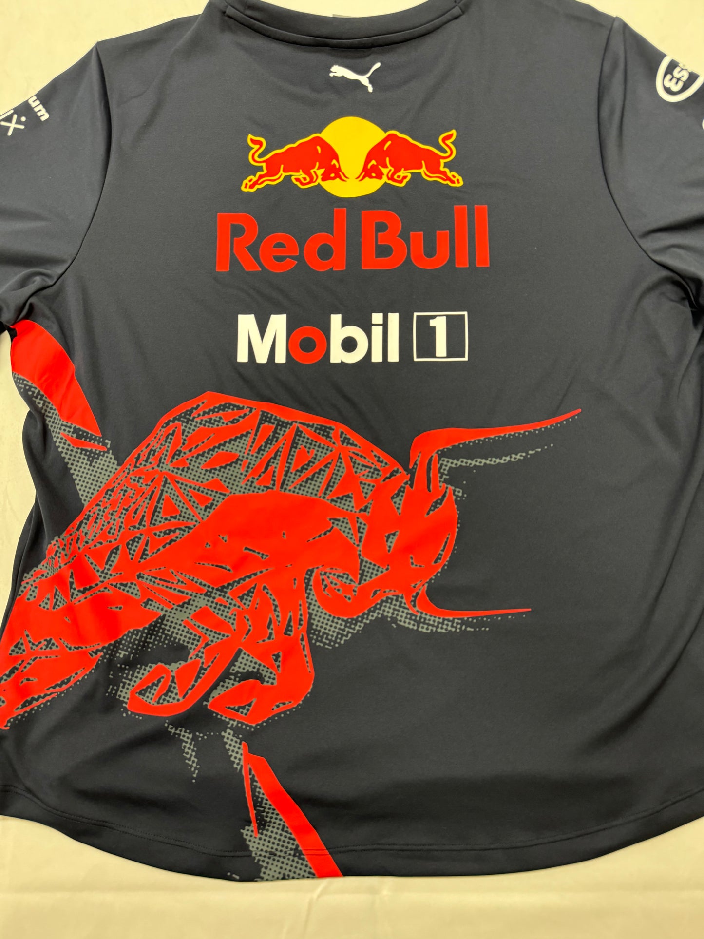 Vintage Puma Red Bull Mobil 1 Car Auto Racing Shirt(XL)