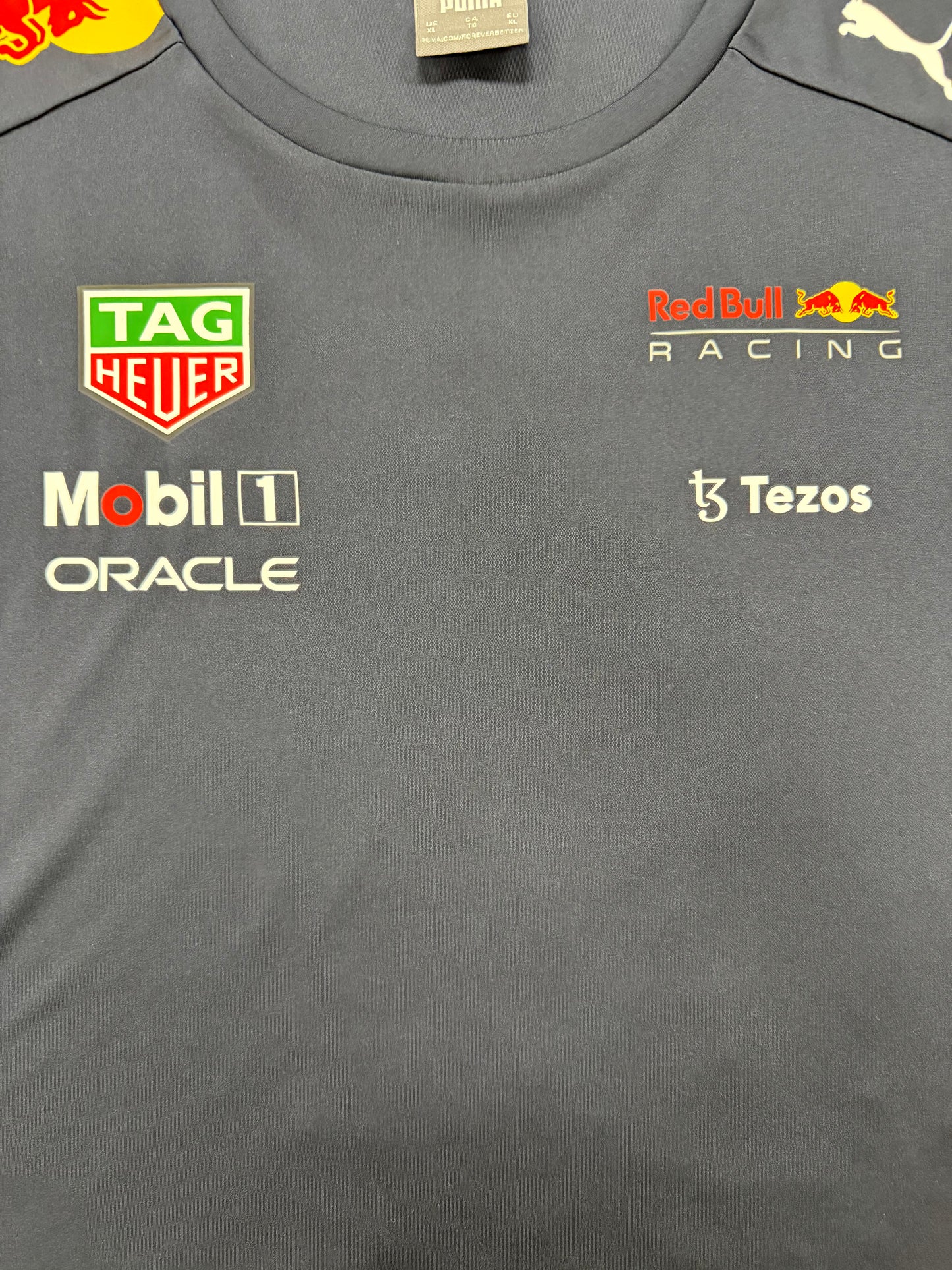 Vintage Puma Red Bull Mobil 1 Car Auto Racing Shirt(XL)