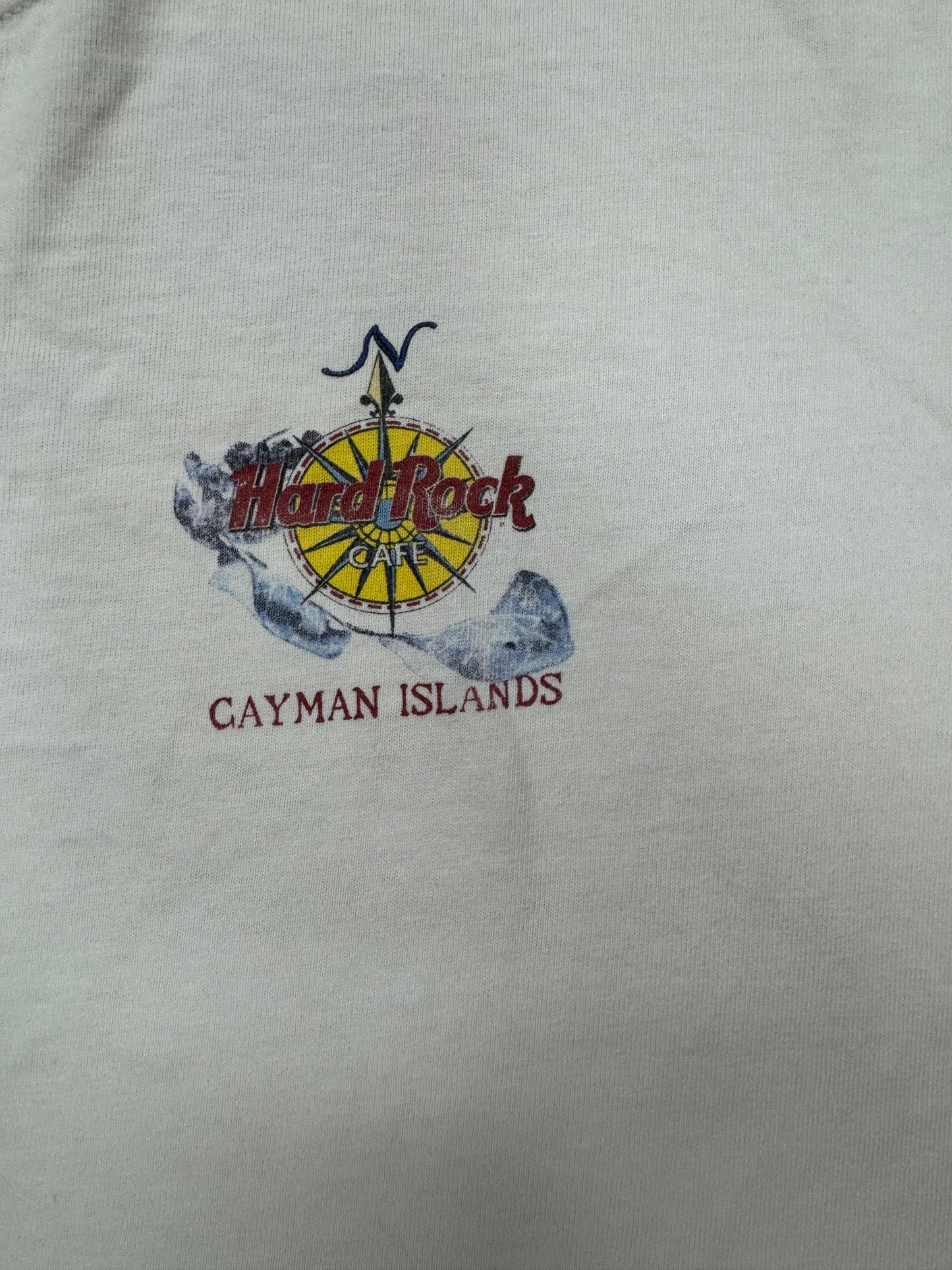 Vintage Hard Rock Cafe Logo Cayman Islands Vacation Tee(XXL)