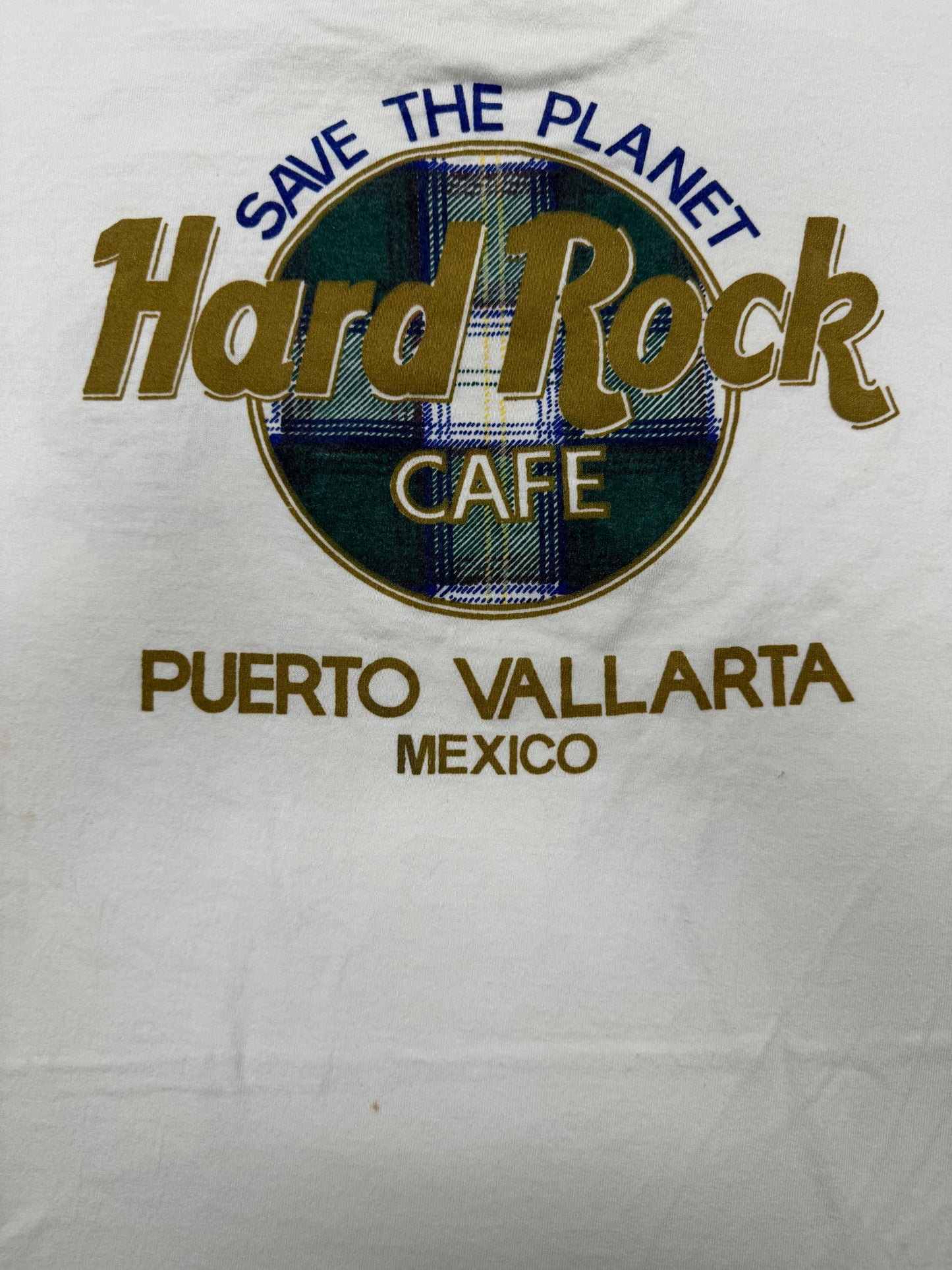 Vintage Hard Rock Cafe Logo Puerto Vallarta Mexico Vacation Tee(XXL)