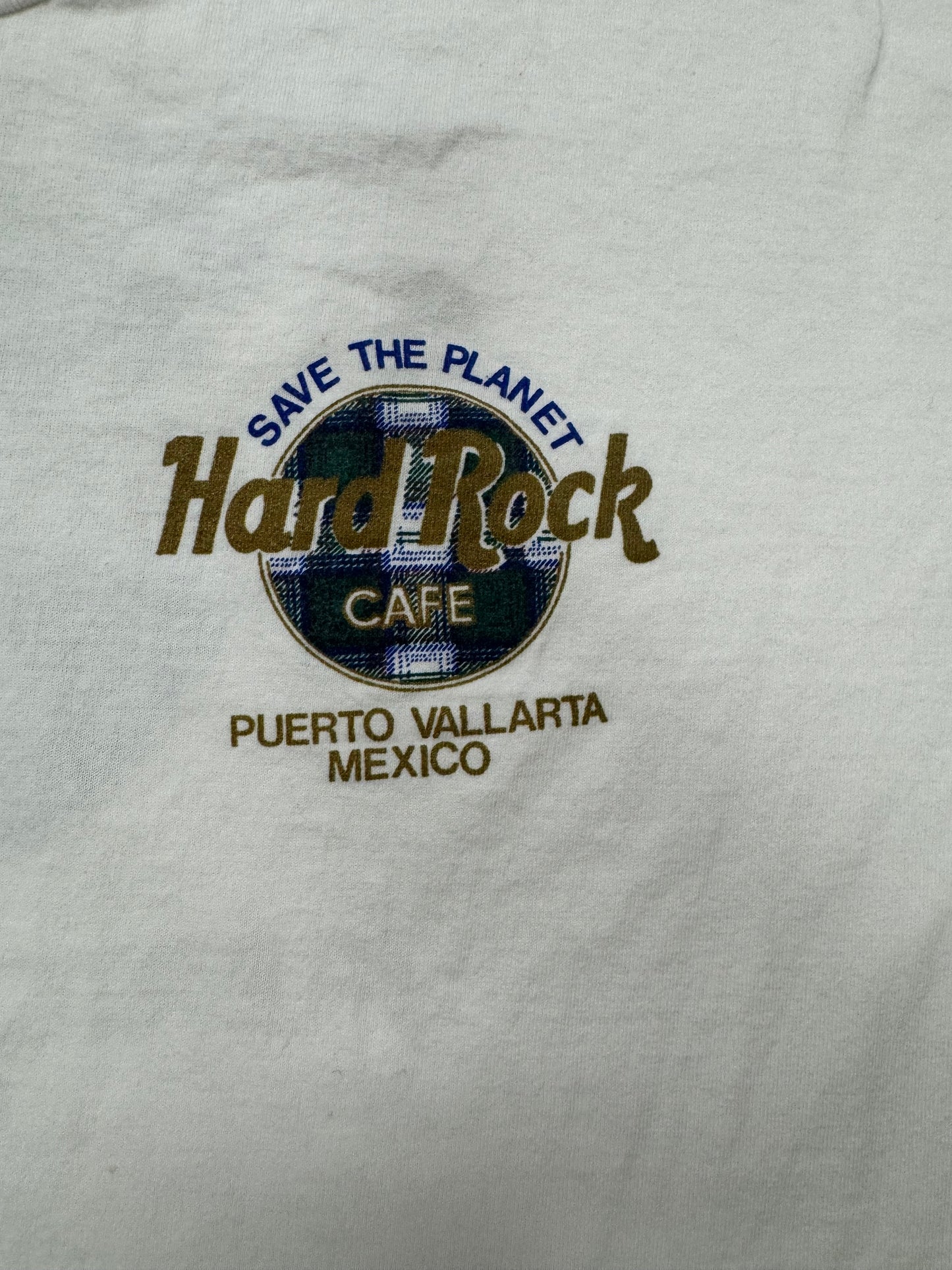 Vintage Hard Rock Cafe Logo Puerto Vallarta Mexico Vacation Tee(XXL)