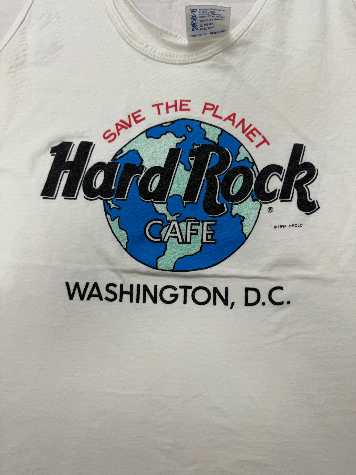 Vintage Hard Rock Cafe Washington D.C. Vacation Tank Top(Medium)