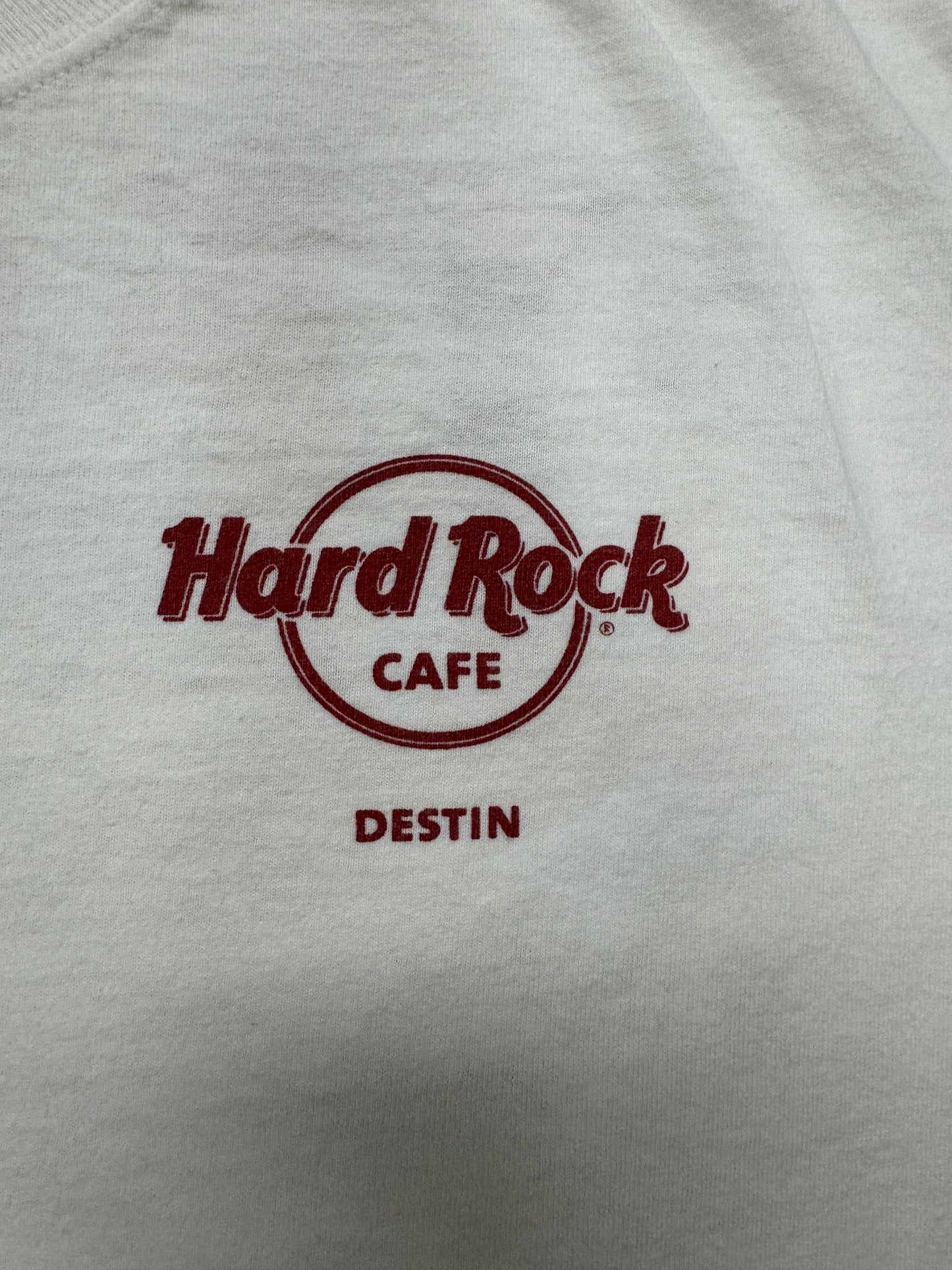 Vintage Hard Rock Cafe Logo Destin Vacation Tee(XL)