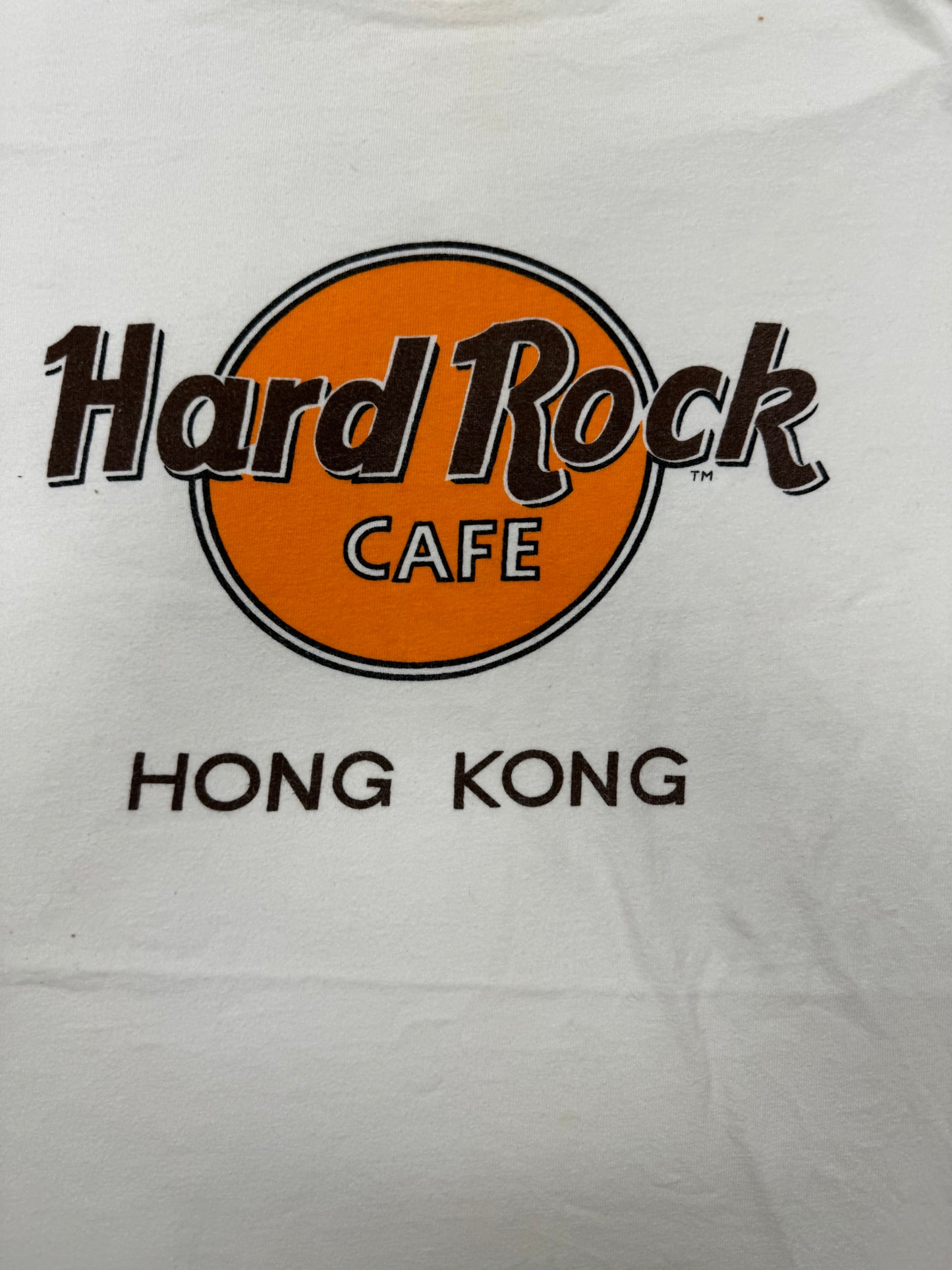 Vintage Hard Rock Cafe Logo Hong Kong Vacation Tee(Medium)