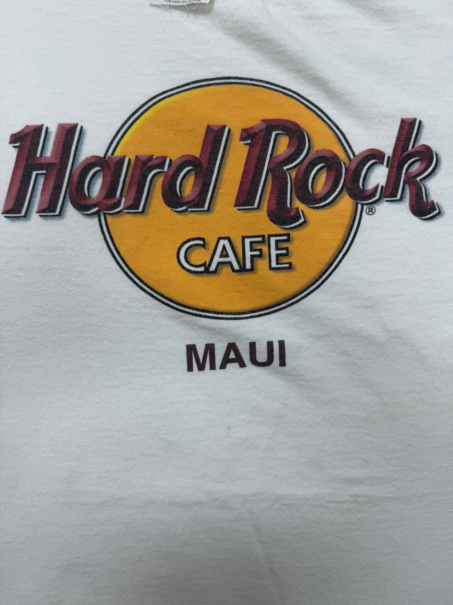 Vintage Hard Rock Cafe Logo Maui Hawaii Vacation Tee(XXL)