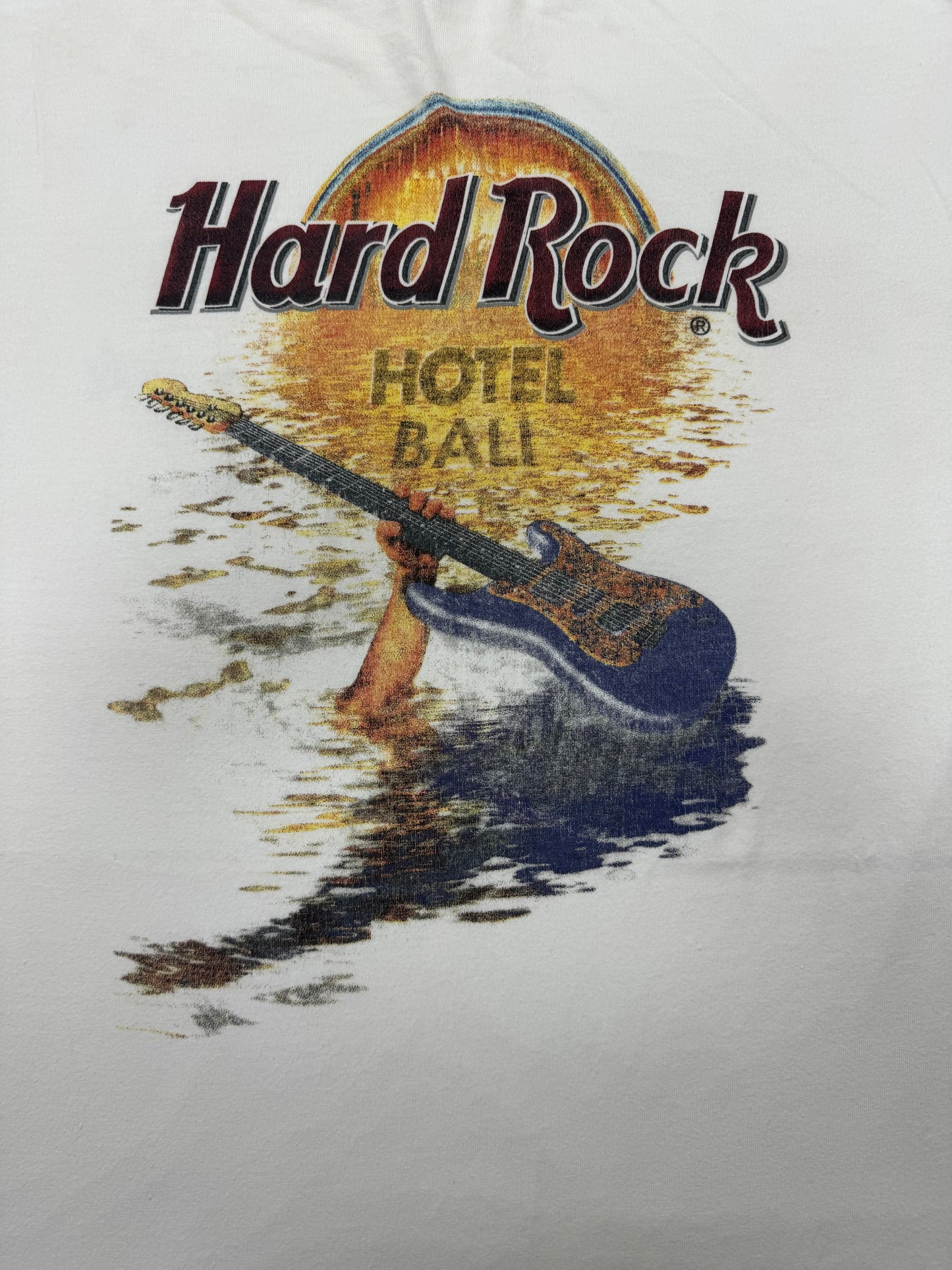 Vintage Hard Rock Cafe Logo Hotel Bali Vacation Tee(Large)