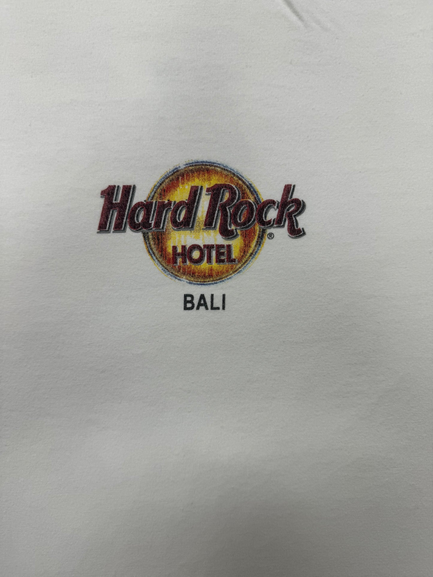 Vintage Hard Rock Cafe Logo Hotel Bali Vacation Tee(Large)