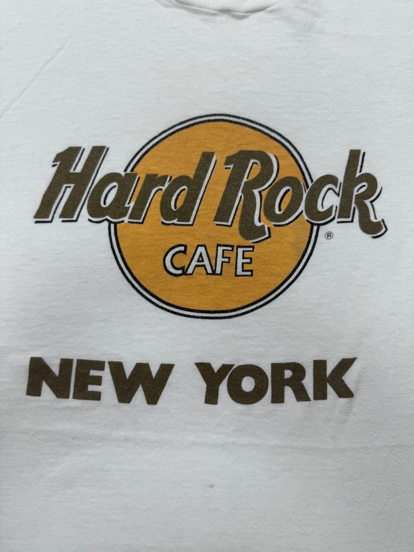 Vintage Hard Rock Cafe Logo New York Vacation Tee(Small)