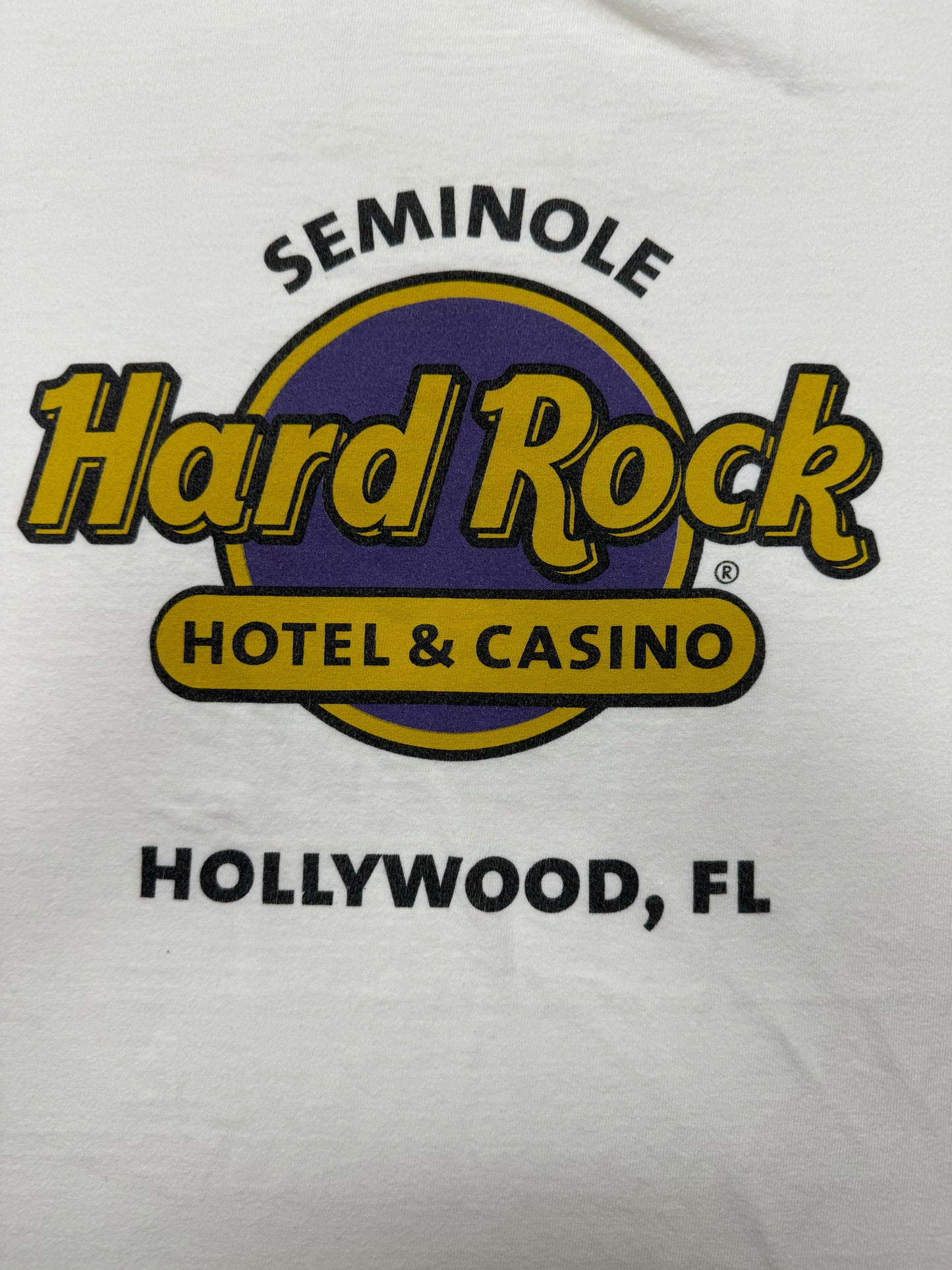 Vintage Hard Rock Cafe Logo Hollywood Florida Vacation Tee(XL)