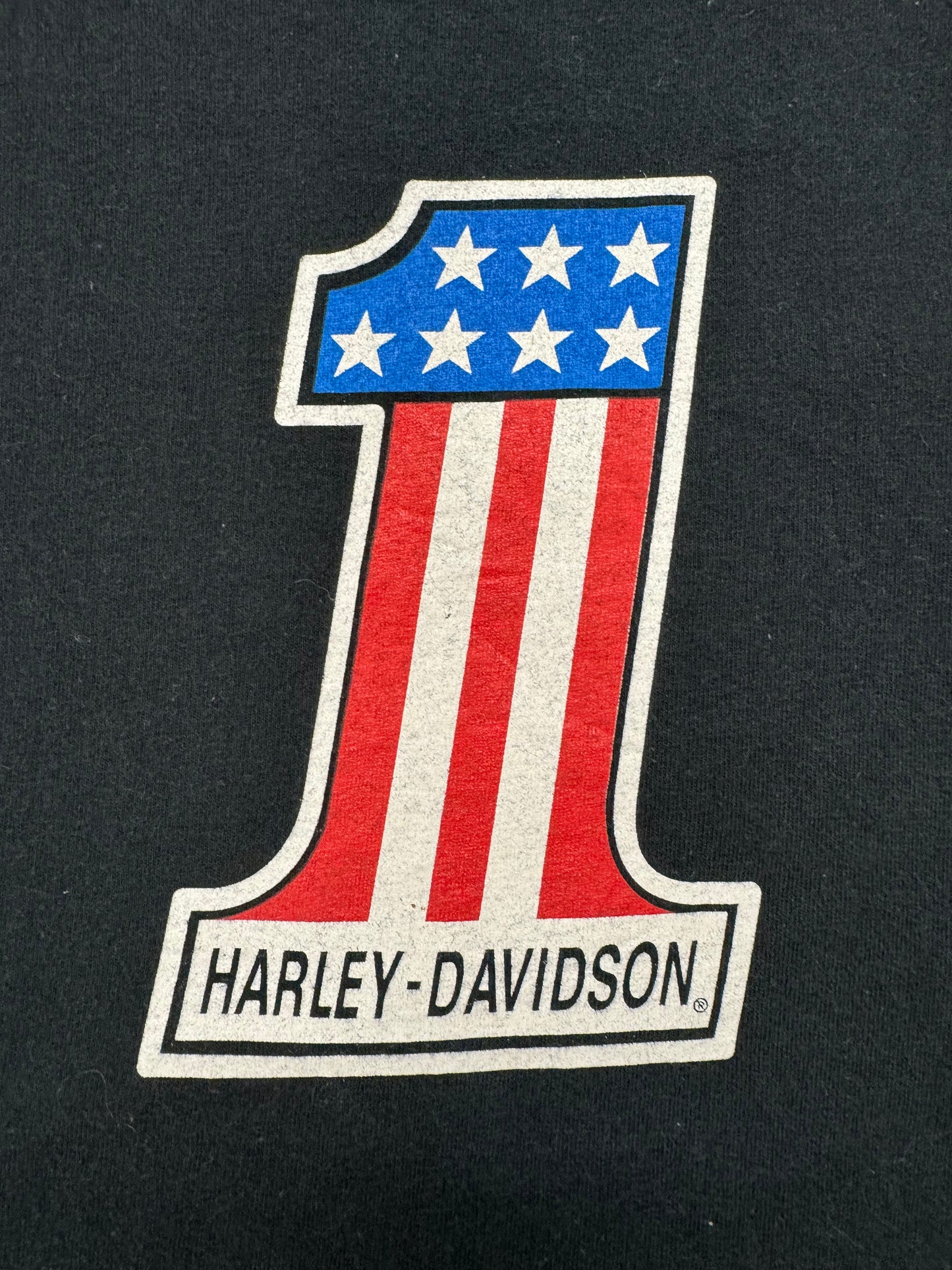 Vintage Harley Davidson Biker Logo York Pennsylvania Vacation Tee(XL)