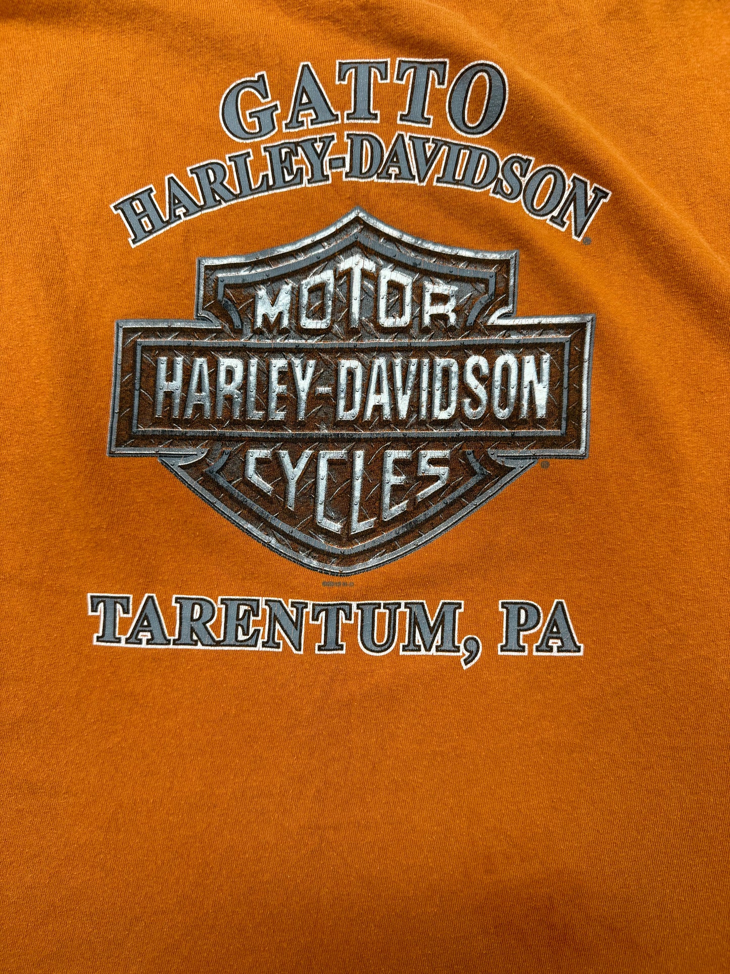 Vintage Harley Davidson Logo Biker Tarentum Pennsylvania Vacation Tank Top(XL)