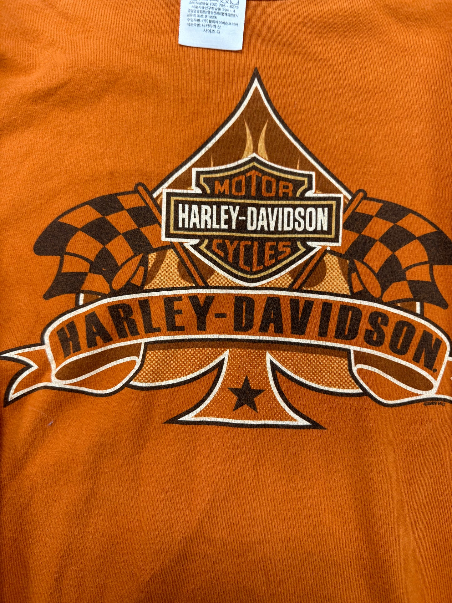 Vintage Harley Davidson Biker Logo Las Vegas Longsleeve Tee(Large)