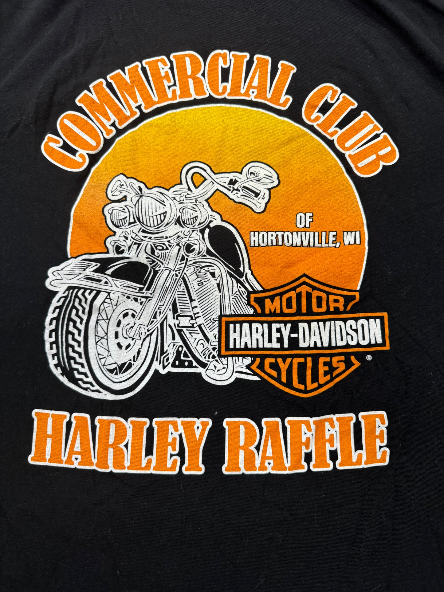 Vintage Harley Davidson Biker Logo Wisconsin Vacation Tee(XXL)