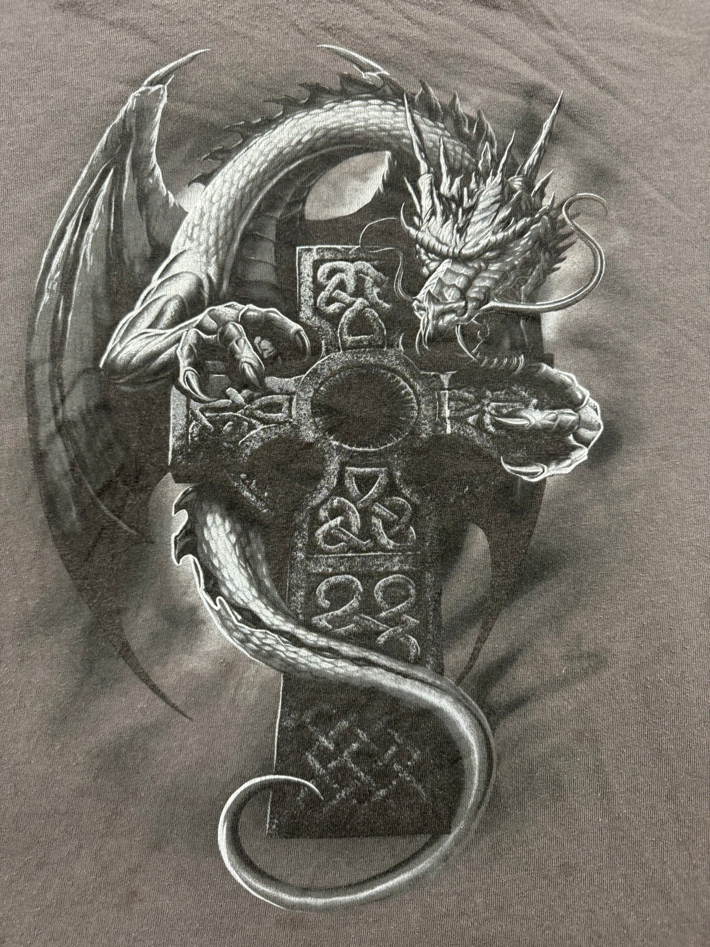 Vintage Dragon Cross Rock Band Tee (XXXL)