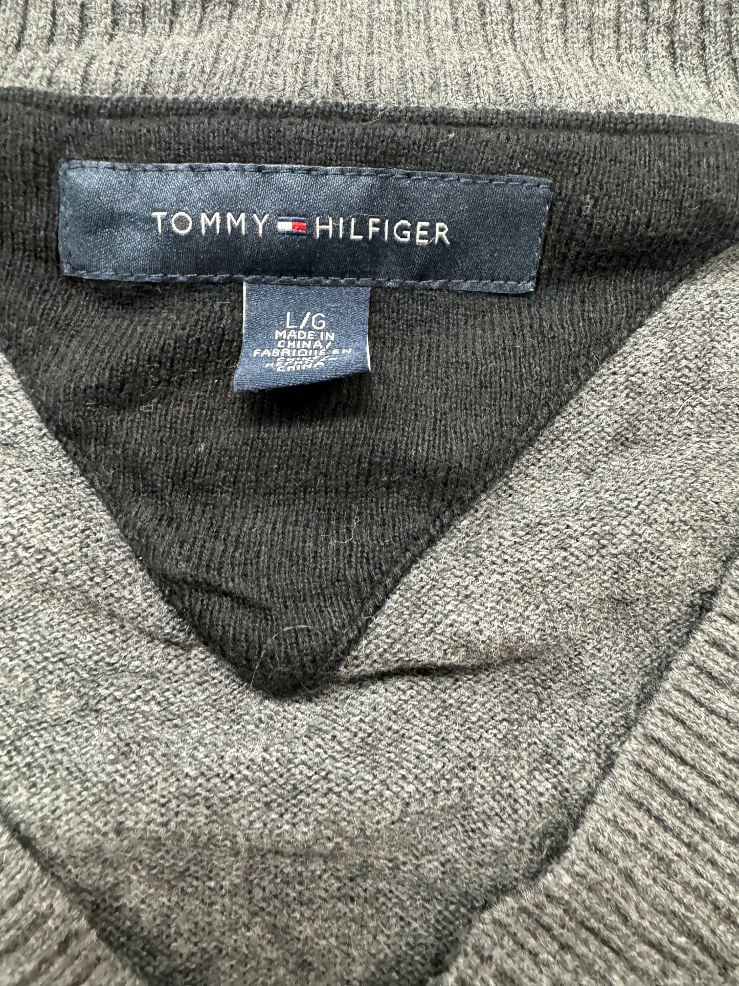 Vintage Tommy Hilfiger Knit Crewneck Sweater Vest(Large)