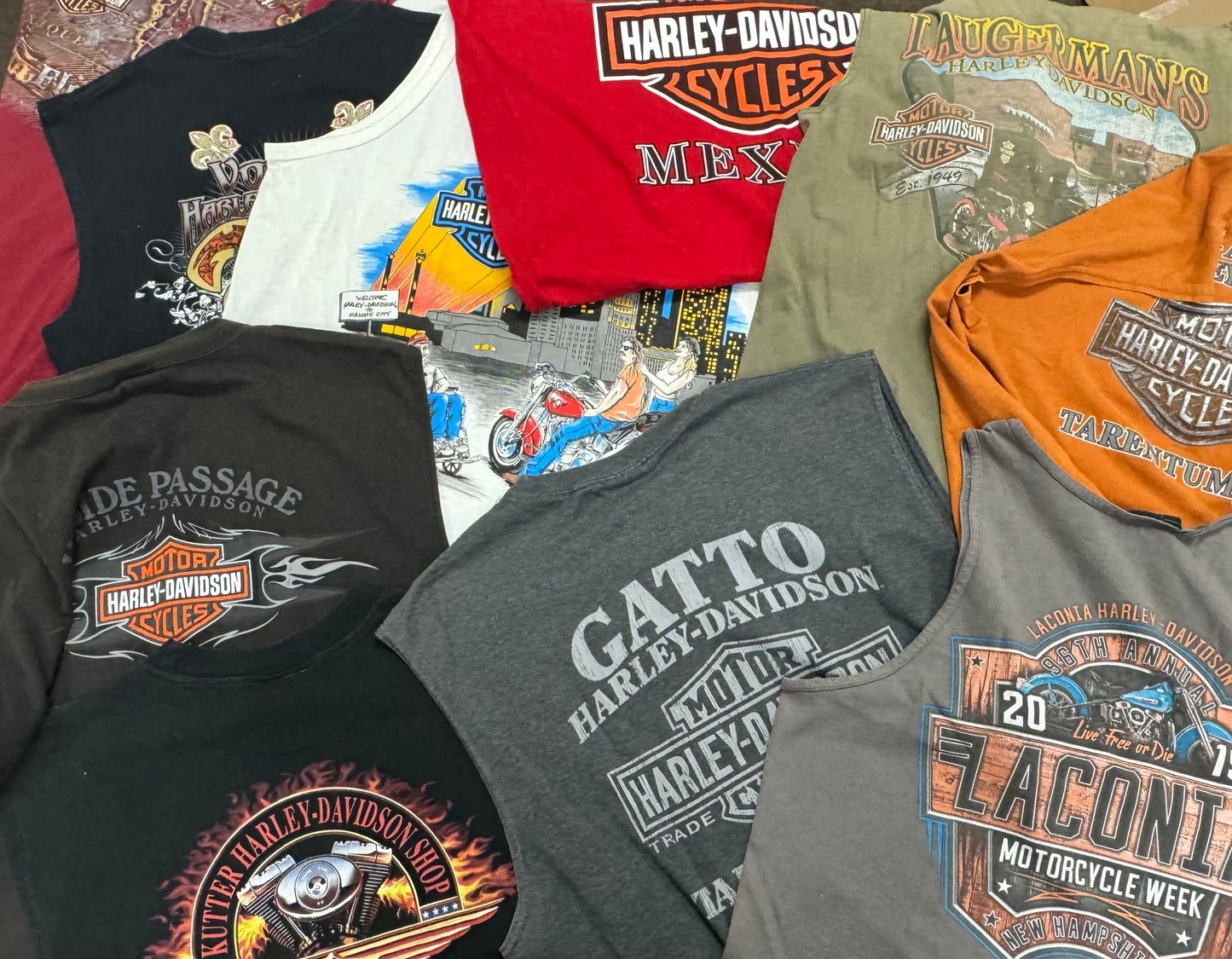 GRADE A Harley Davidson Tees Mystery Packs/Bundles