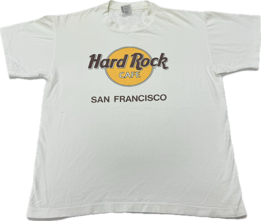 Vintage Hard Rock Cafe Logo San Francisco California Vacation Tee(Large)