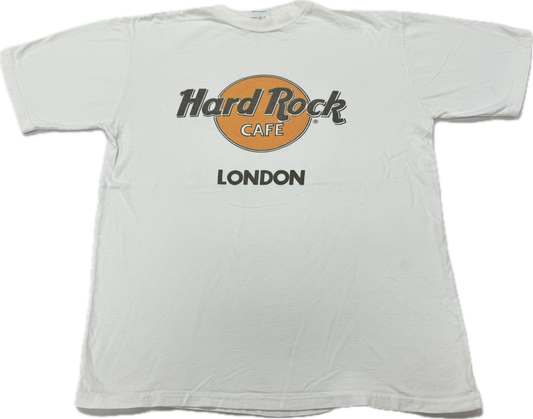 Vintage Hard Rock Cafe Logo London United Kingdom Vacation Tee(Large)