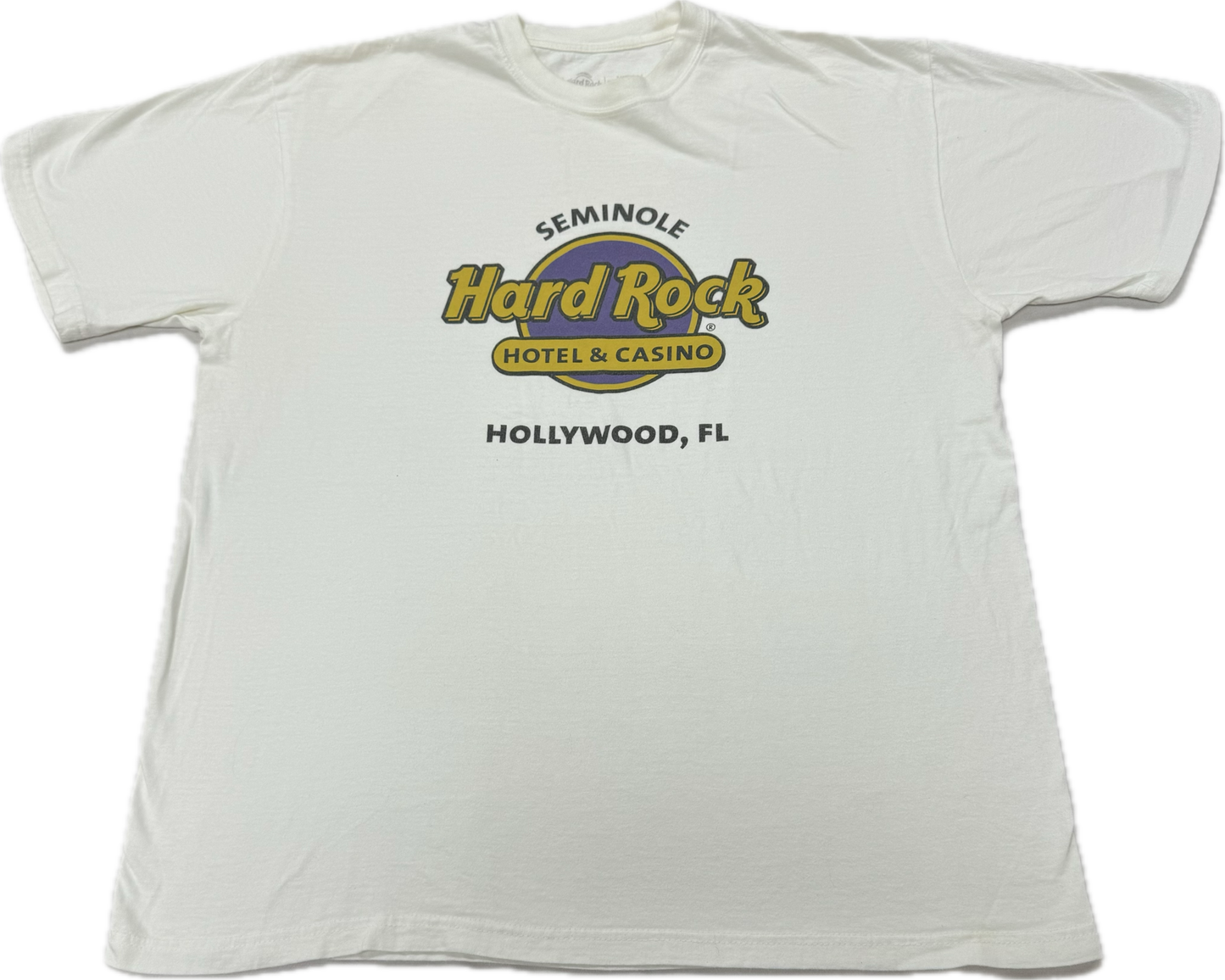 Vintage Hard Rock Cafe Logo Hollywood Florida Vacation Tee(XL)