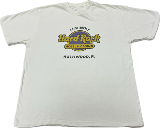 Vintage Hard Rock Cafe Logo Hollywood Florida Vacation Tee(XL)