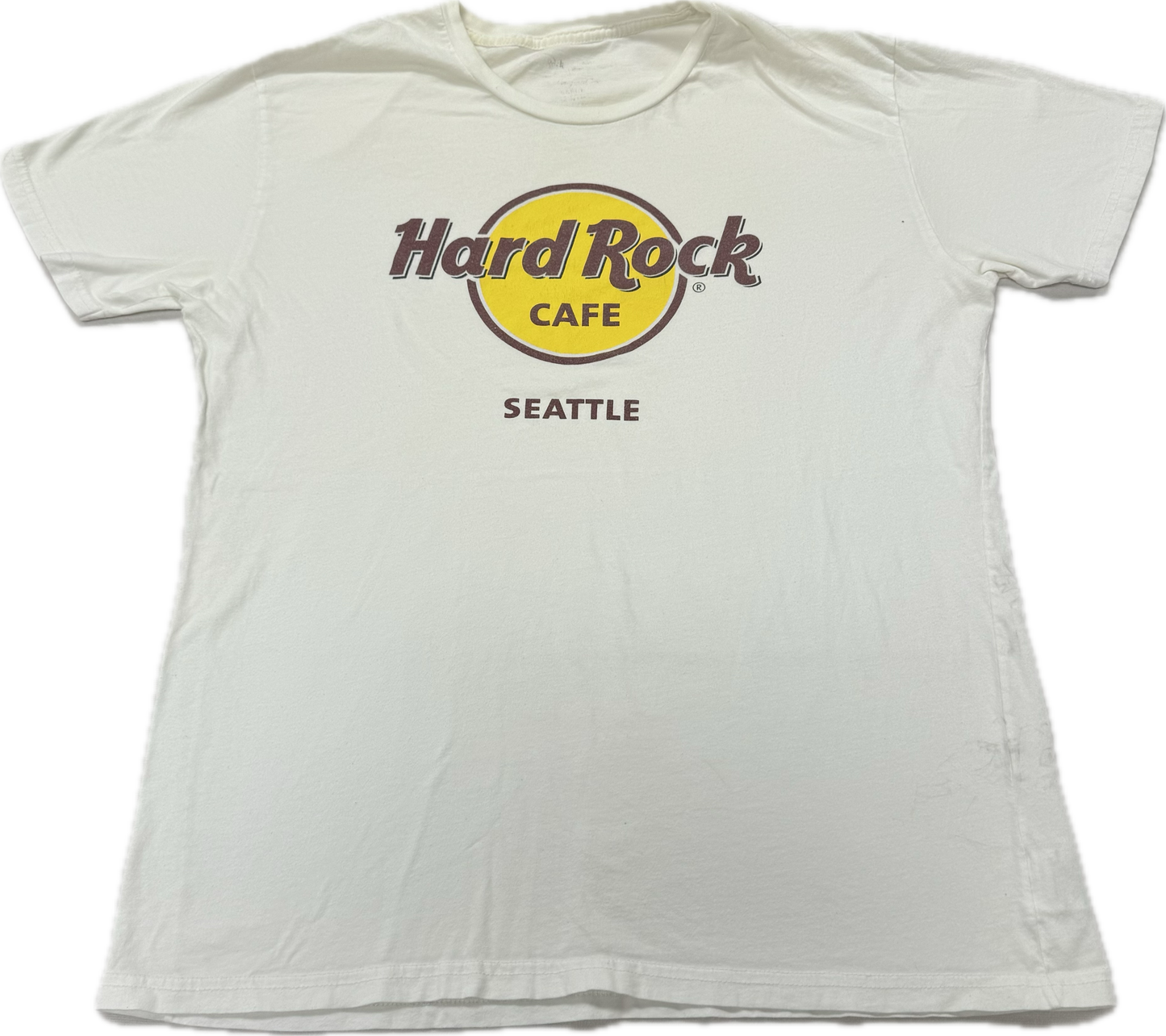 Vintage Hard Rock Cafe Logo Seattle Washington Vacation Tee(Medium)