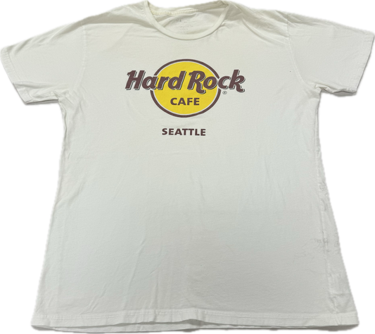 Vintage Hard Rock Cafe Logo Seattle Washington Vacation Tee(Medium)