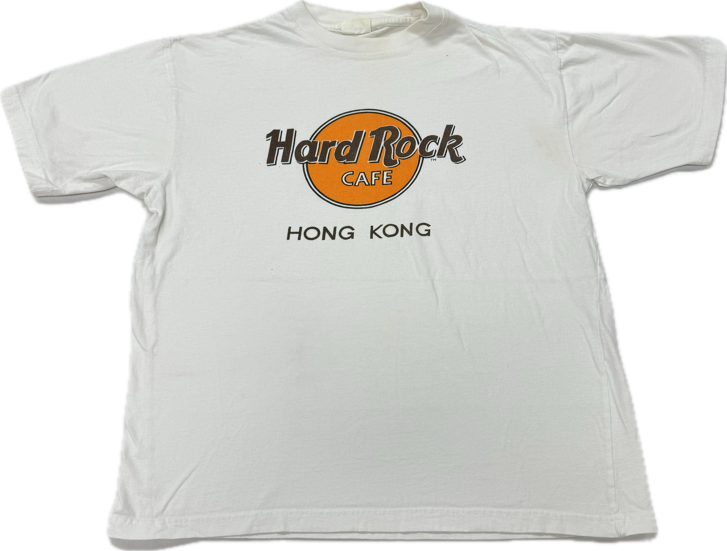 Vintage Hard Rock Cafe Logo Hong Kong Vacation Tee(Medium)