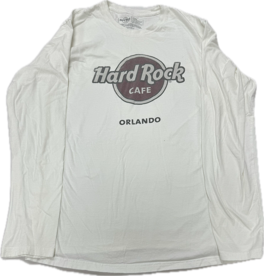 Vintage Hard Rock Cafe Orlando Florida Long Sleeve Tee(Medium)