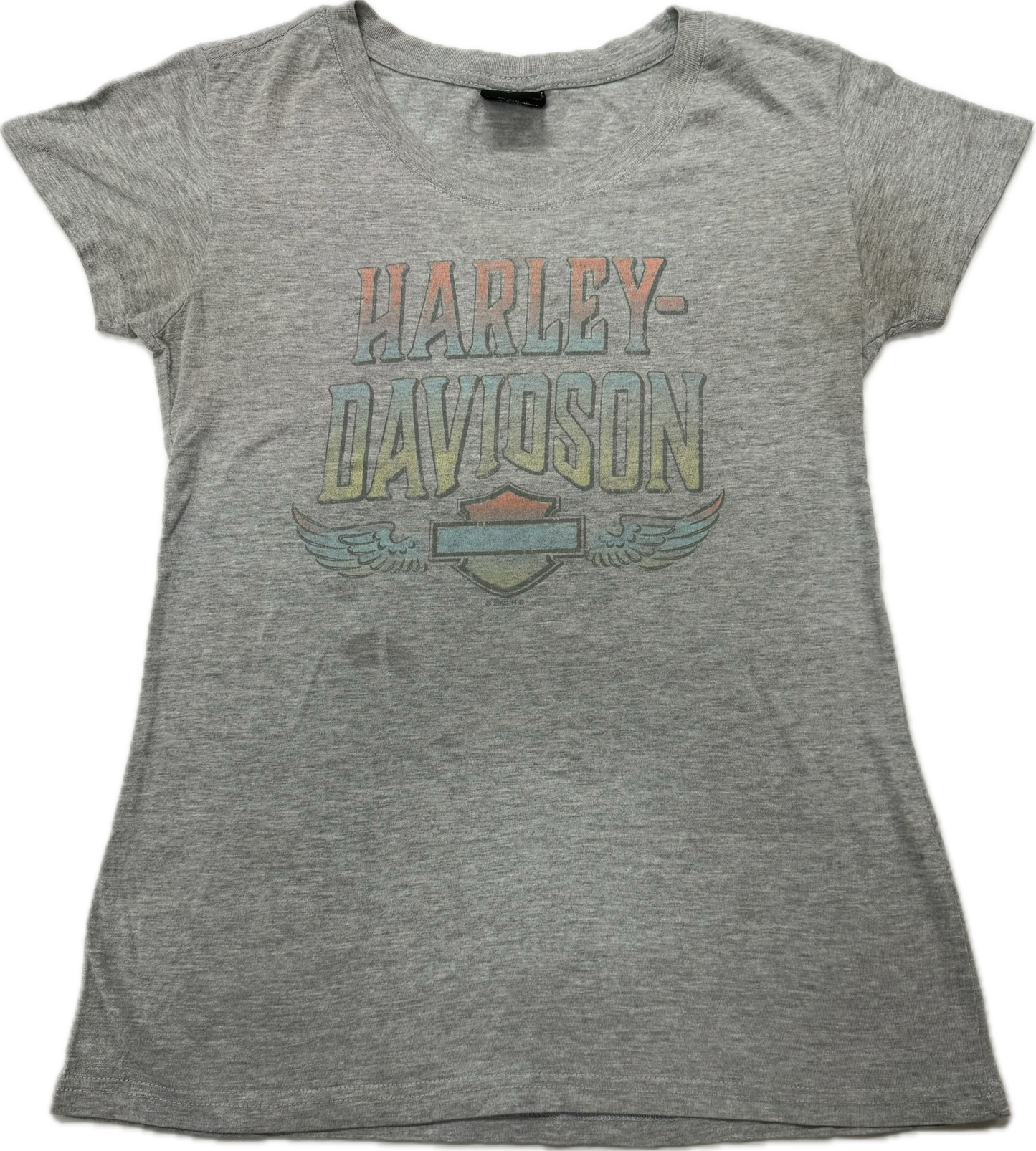 Vintage Harley Davidson Biker Logo Tee(Women's Medium)