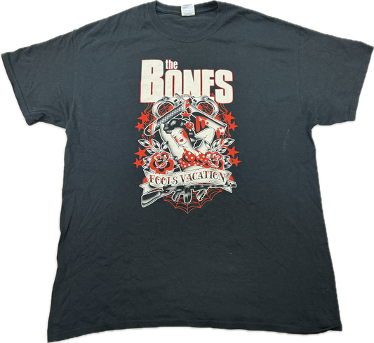 Vintage The Bones Rock Band Tee(XL)