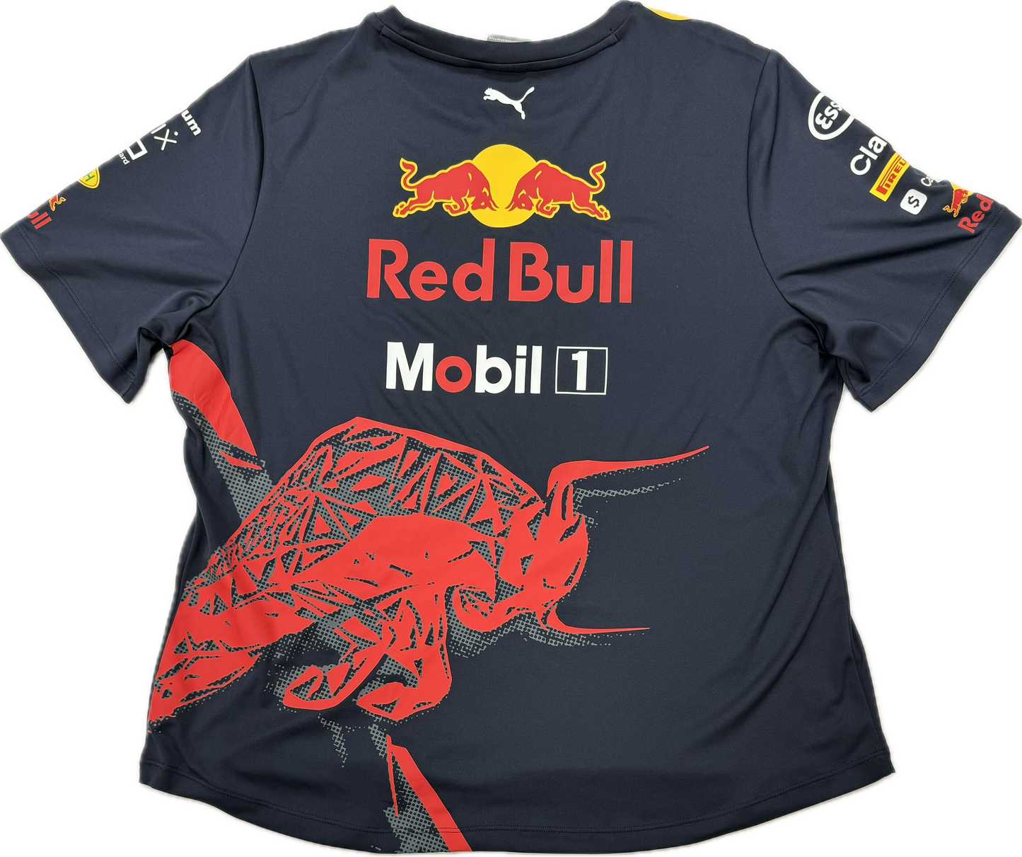 Vintage Puma Red Bull Mobil 1 Car Auto Racing Shirt(XL)