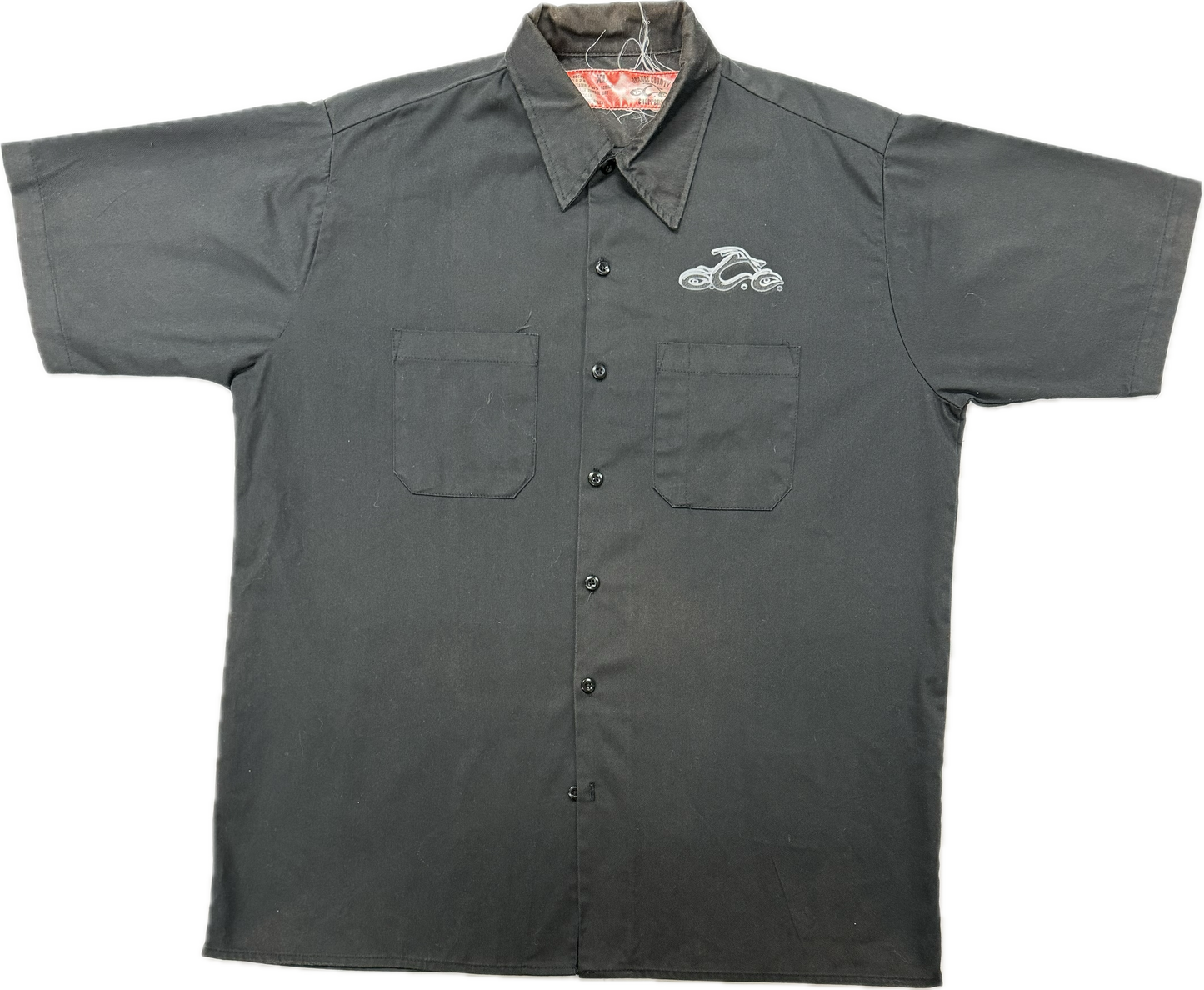 Vintage Orange County Choppers New York Biker Button Up Work Shirt(XL)