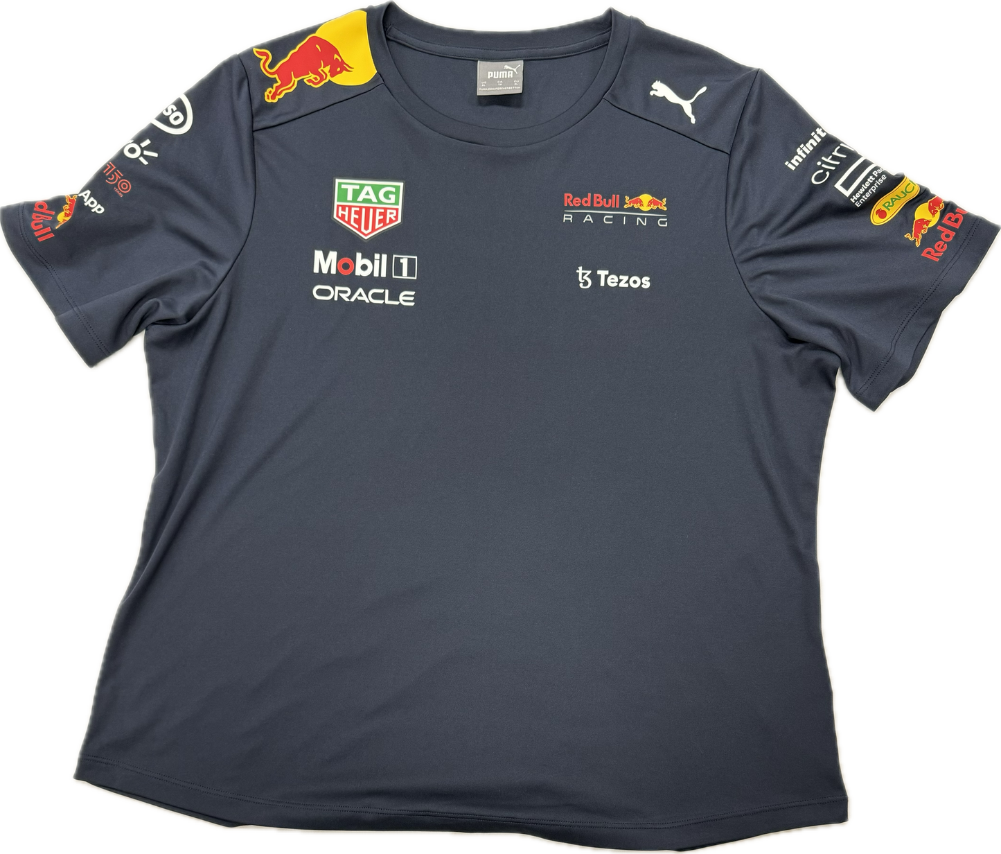 Vintage Puma Red Bull Mobil 1 Car Auto Racing Shirt(XL)