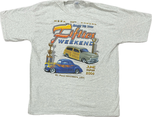 Vintage 2006 Back to the Fifties Minnesota Auto Car Show Tee(XL)