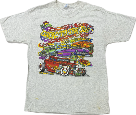 Vintage 2005 Back to the 50's Minnesota Auto Car Show Tee(Large)