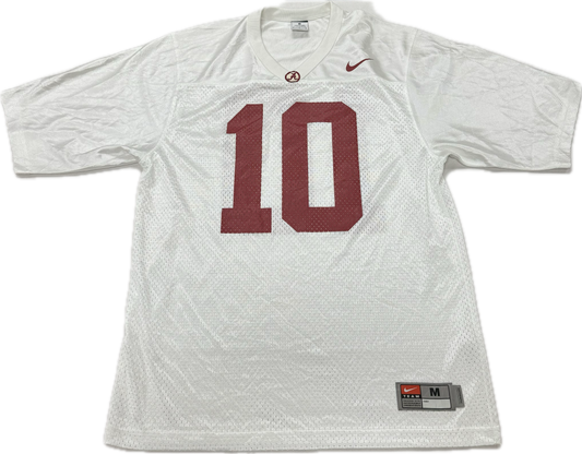 Vintage Alabama Crimson Tide NCAA College Football White Jersey(Medium)