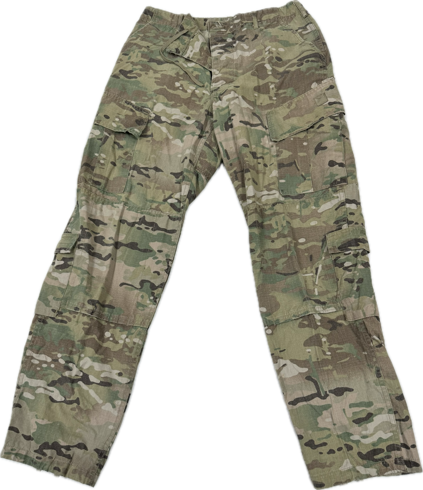 Vintage Camo Cargo Pants Adjustable Relaxed Fit(Medium)